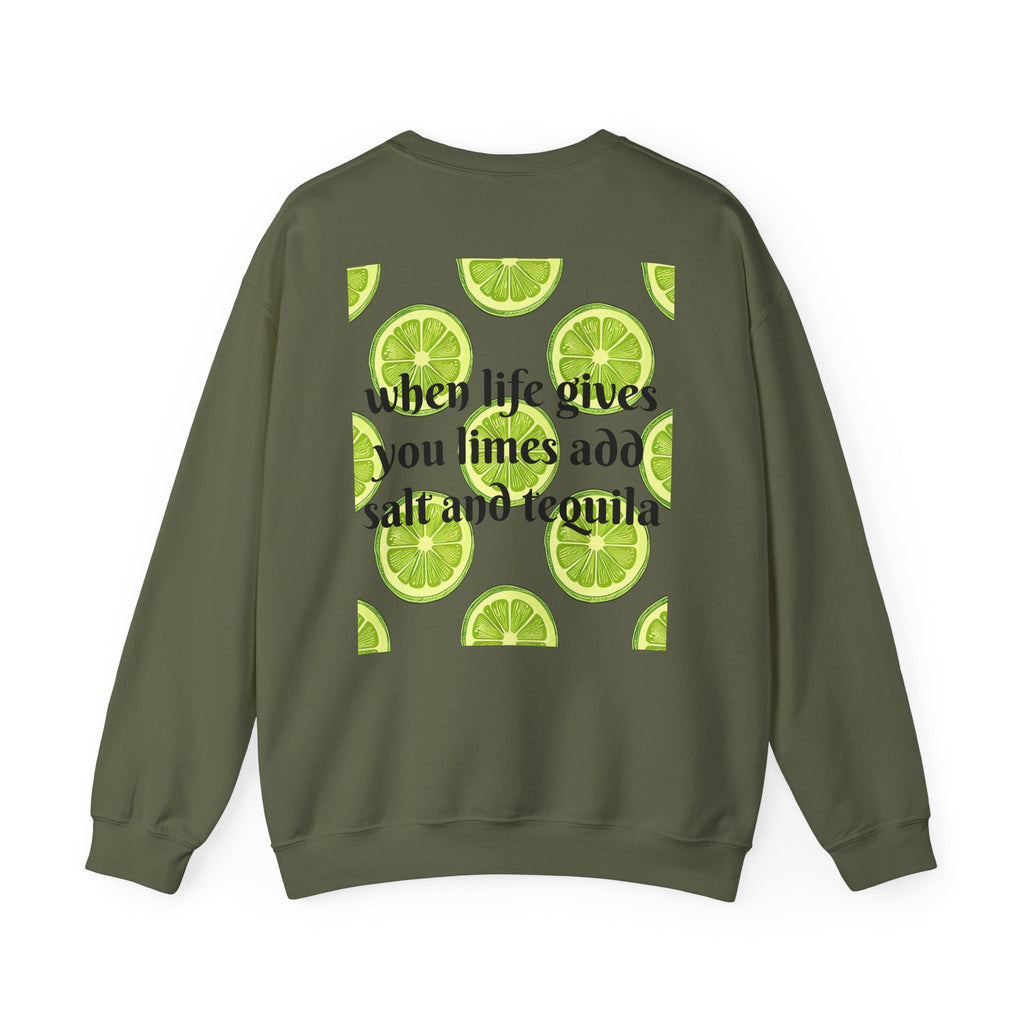 Crewneck Sweatshirt — Margarita Cocktail Graphic