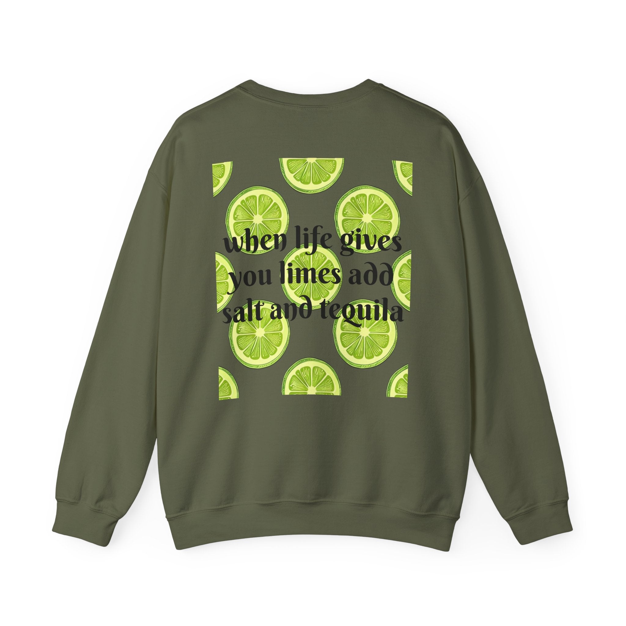 Crewneck Sweatshirt — Margarita Cocktail Graphic