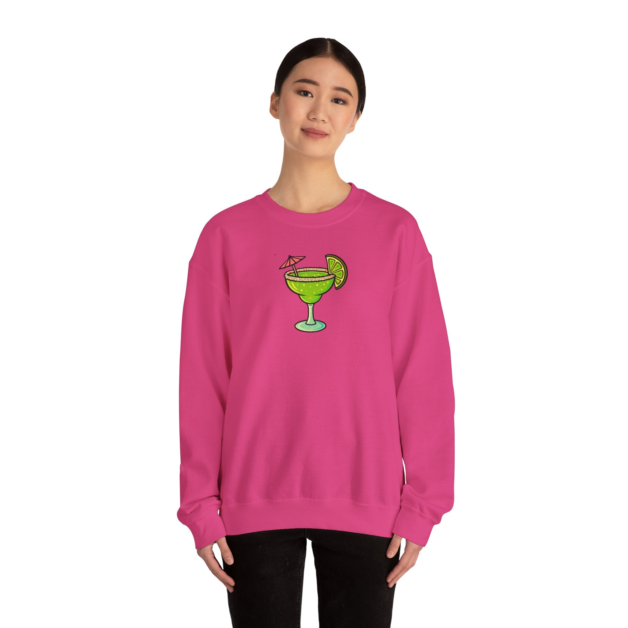 Crewneck Sweatshirt — Margarita Cocktail Graphic