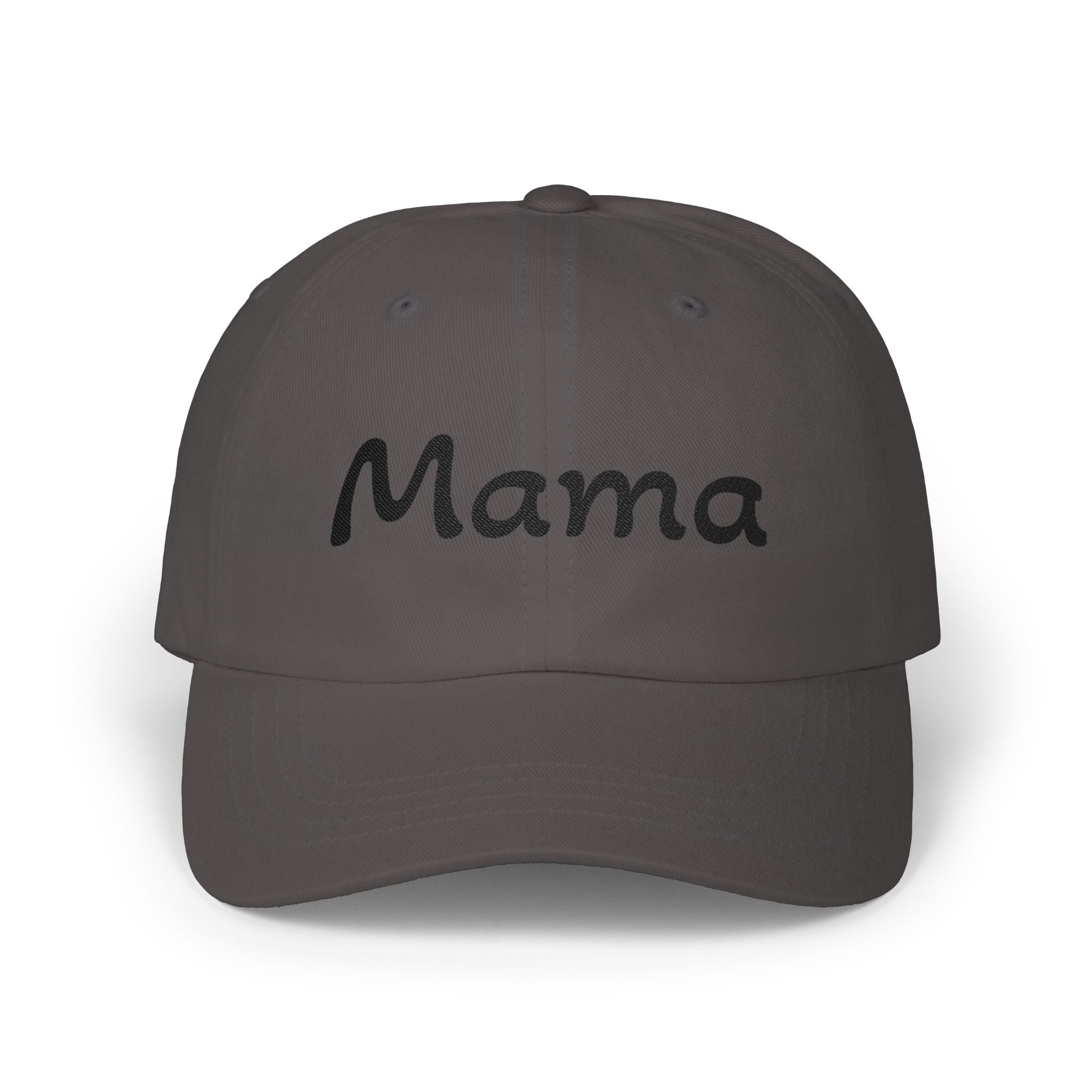 Mama Embroidered Dad Cap — Classic Cotton Baseball Hat for Moms