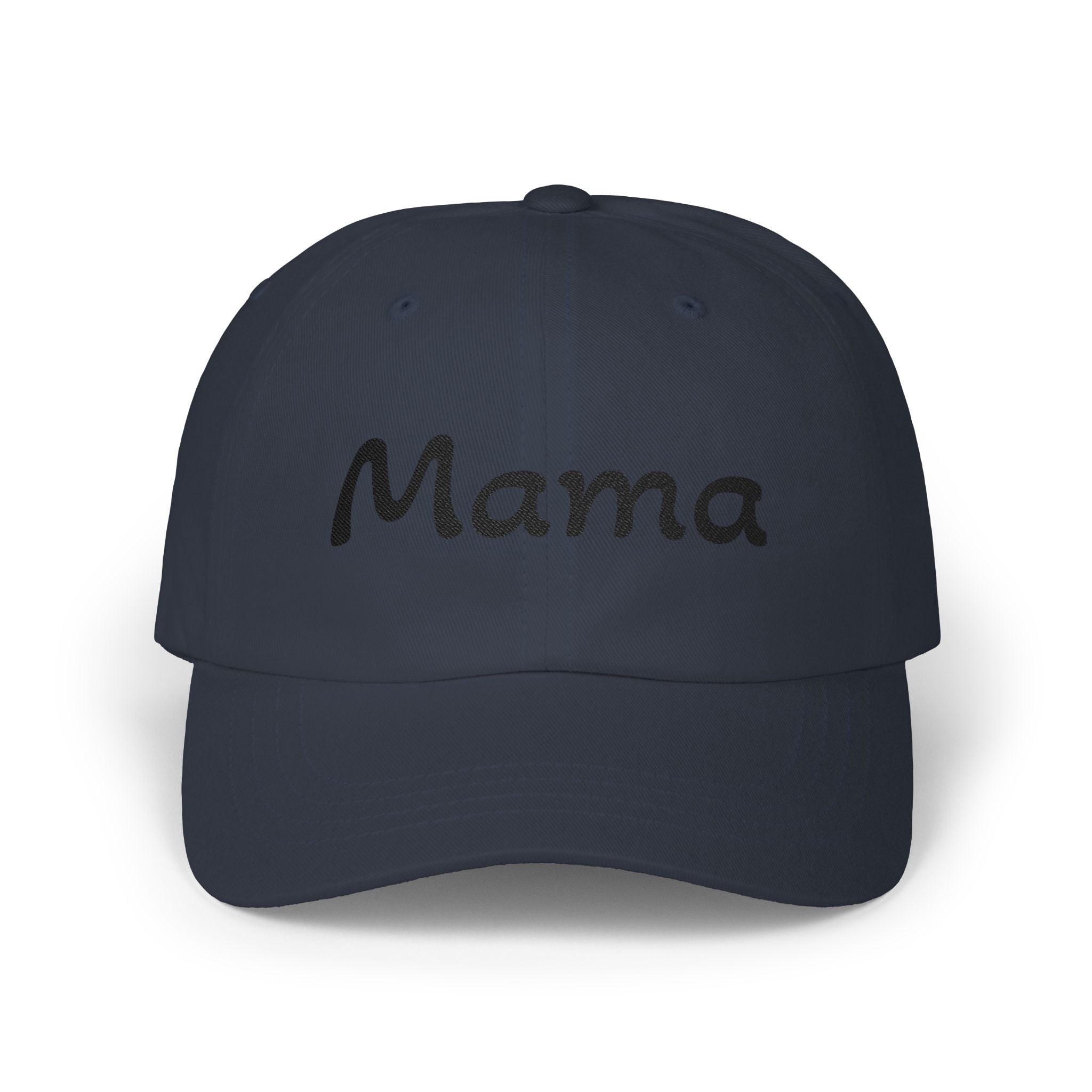 Mama Embroidered Dad Cap — Classic Cotton Baseball Hat for Moms
