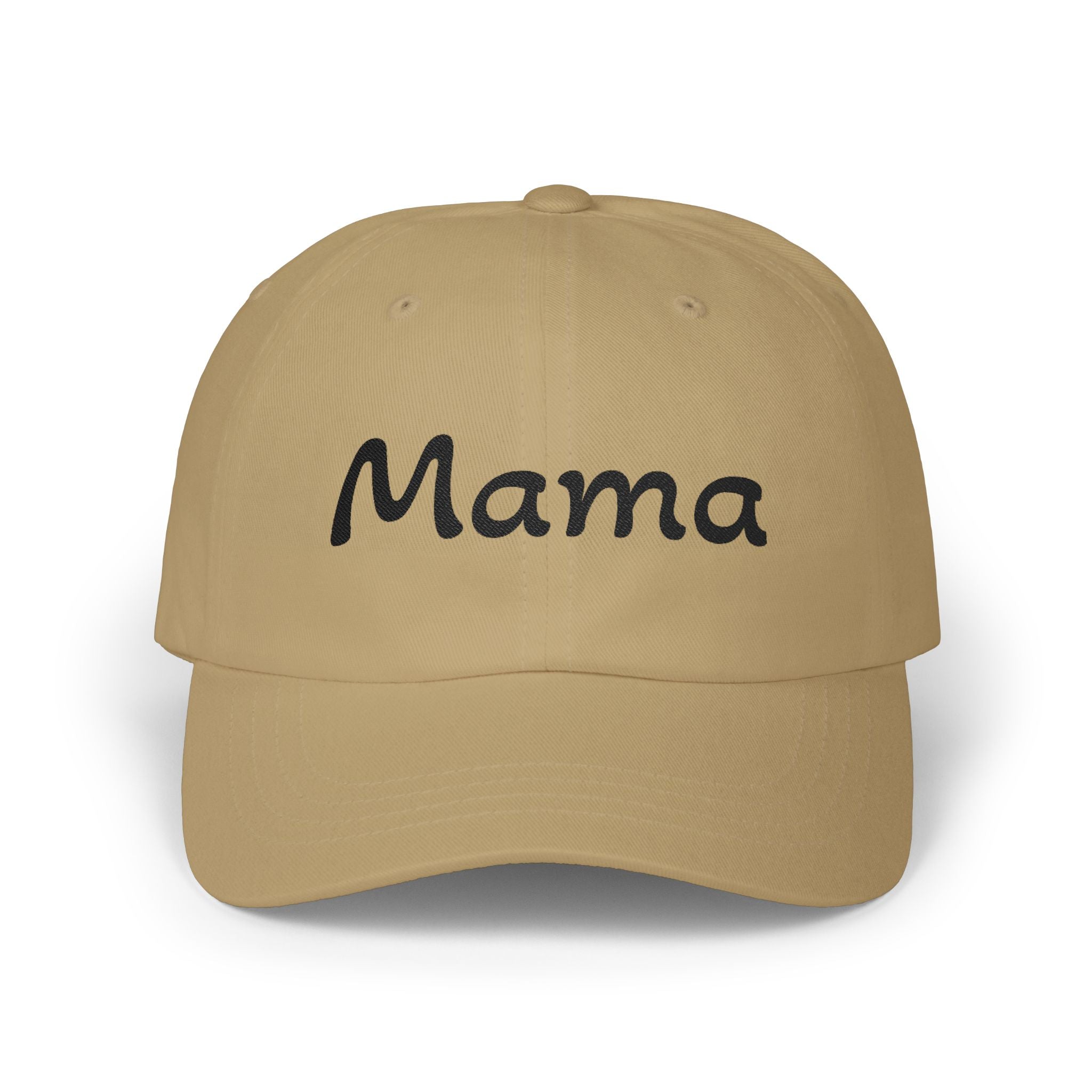 Mama Embroidered Dad Cap — Classic Cotton Baseball Hat for Moms