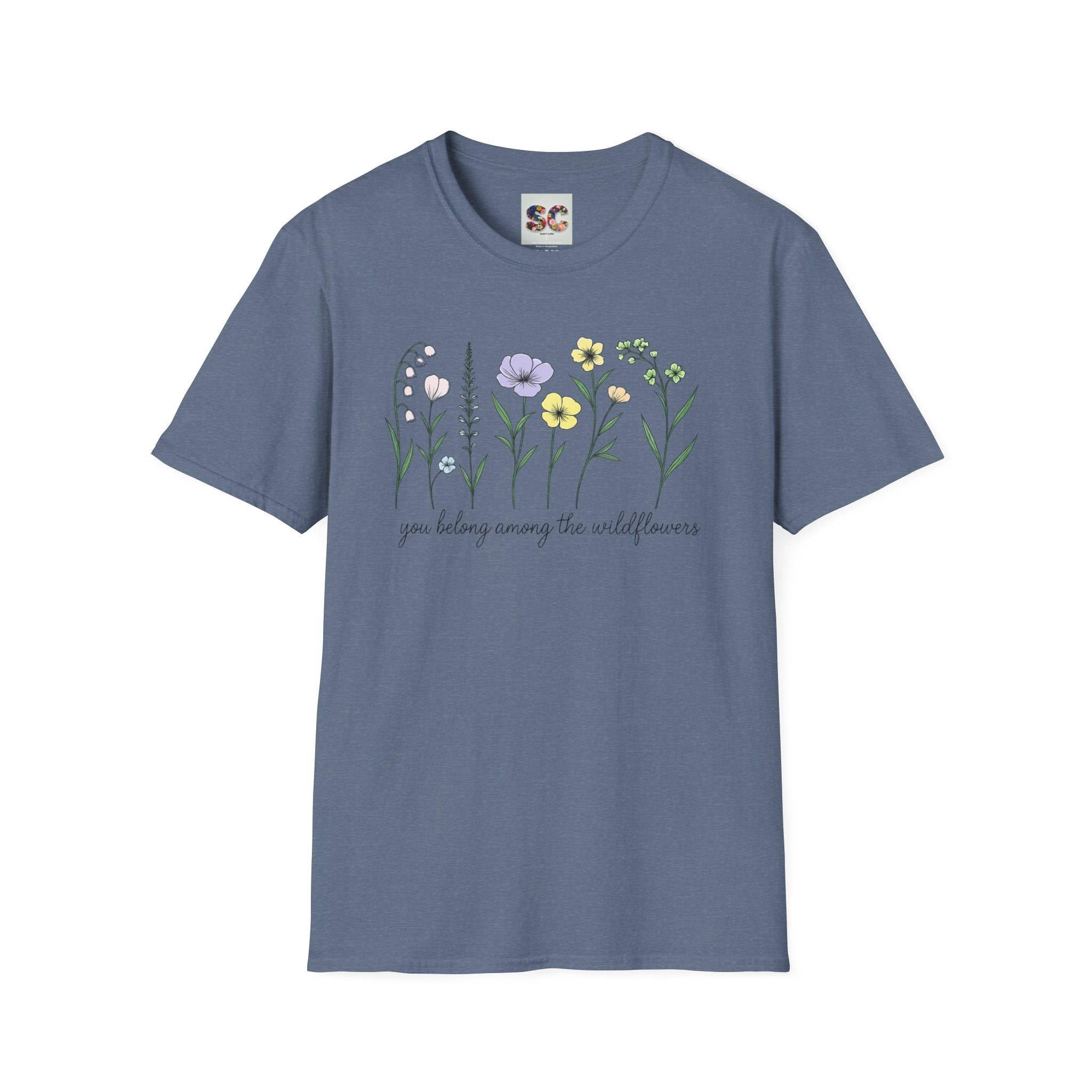 Wildflower Garden T‑Shirt — "You Belong Among the Wildflowers" Floral Tee