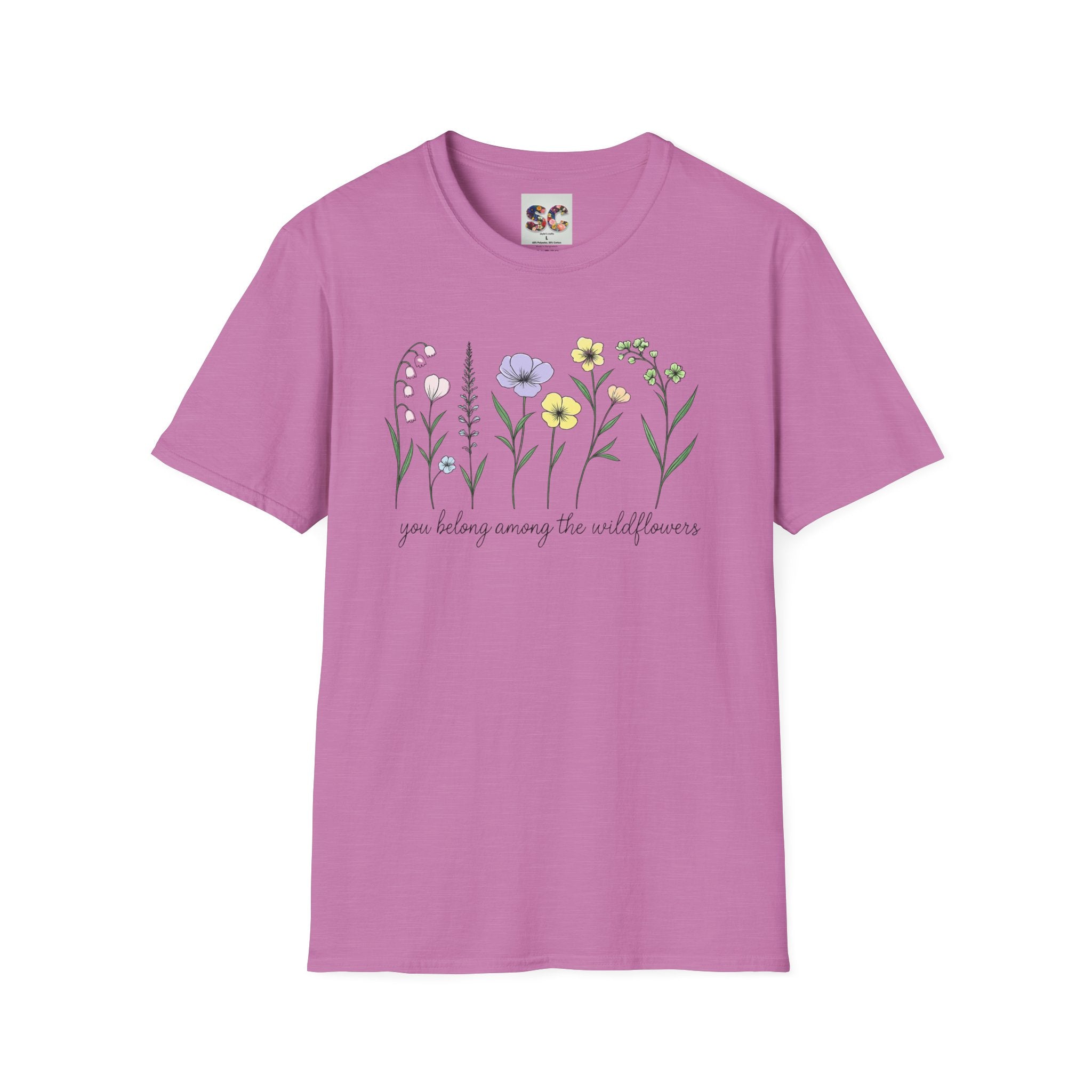 Wildflower Garden T‑Shirt — "You Belong Among the Wildflowers" Floral Tee