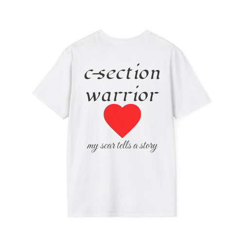 C-Section Warrior 'Mama' T‑Shirt – My Scar Tells a Story