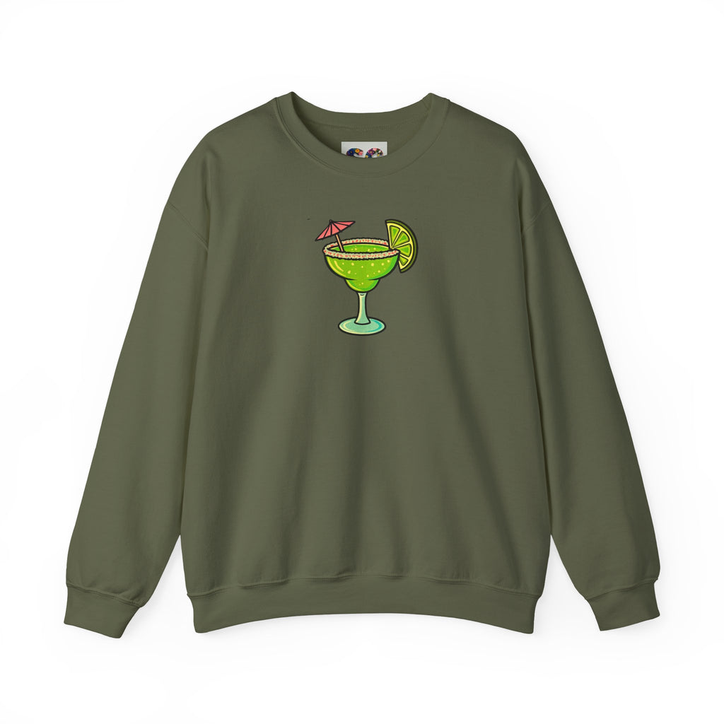 Crewneck Sweatshirt — Margarita Cocktail Graphic