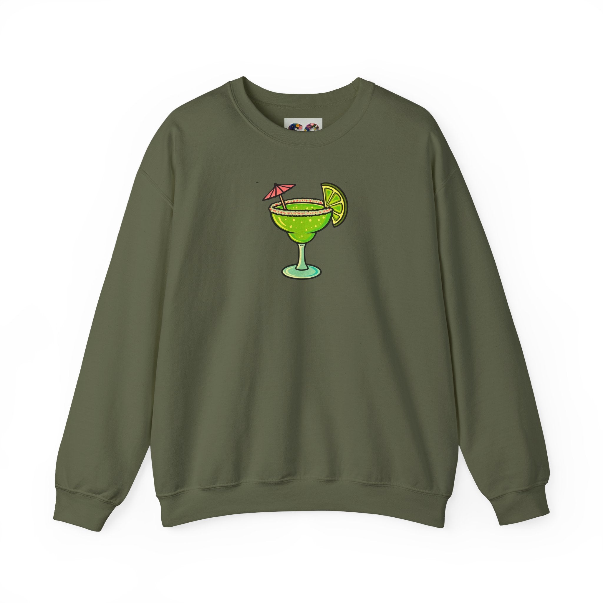 Crewneck Sweatshirt — Margarita Cocktail Graphic