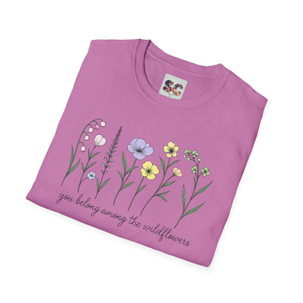 Wildflower Garden T‑Shirt — "You Belong Among the Wildflowers" Floral Tee