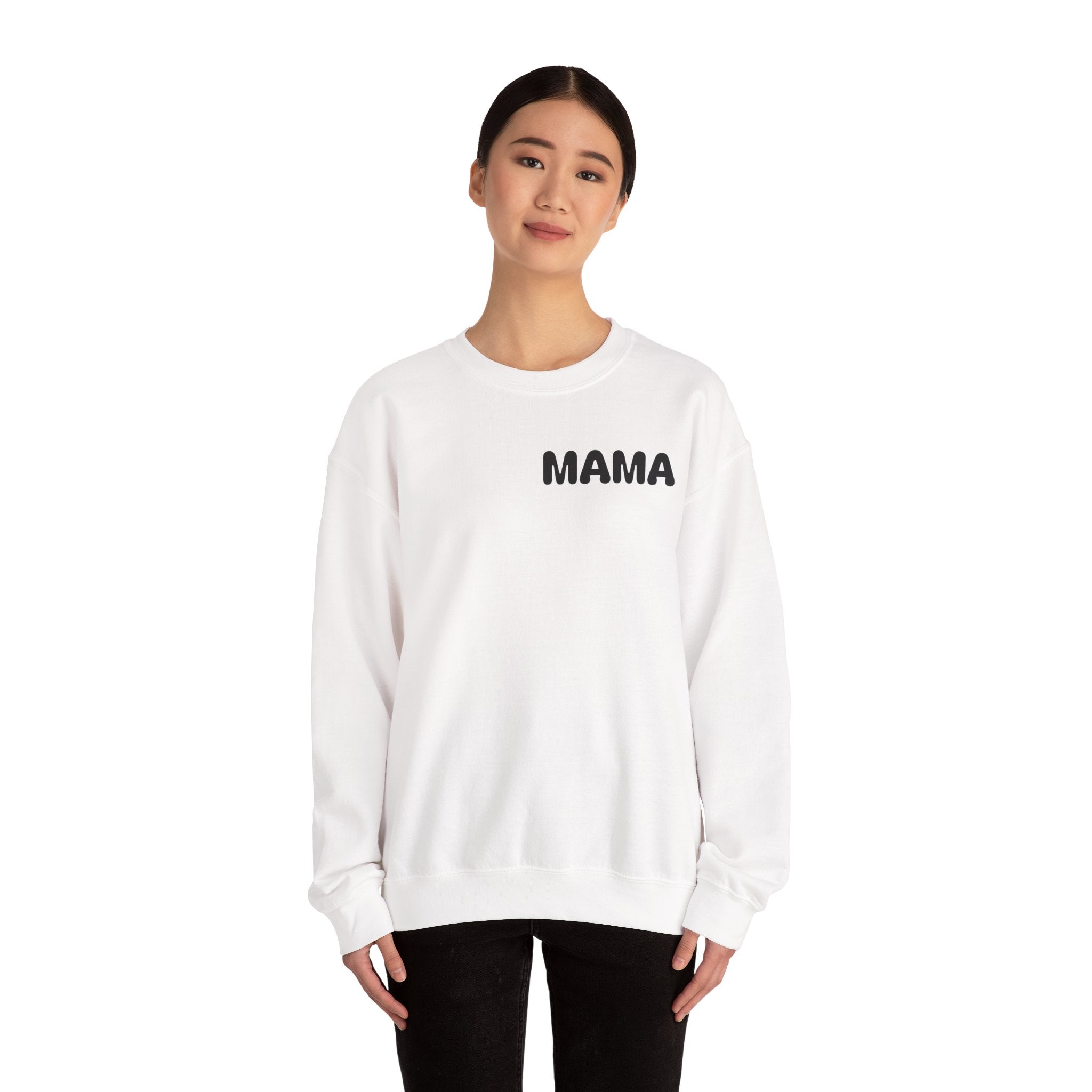 C-Section Warrior Crewneck Sweatshirt — “Mama” Heart & My Scar Tells a Story