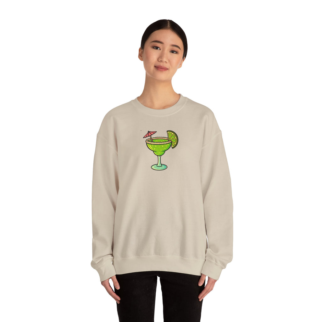 Crewneck Sweatshirt — Margarita Cocktail Graphic