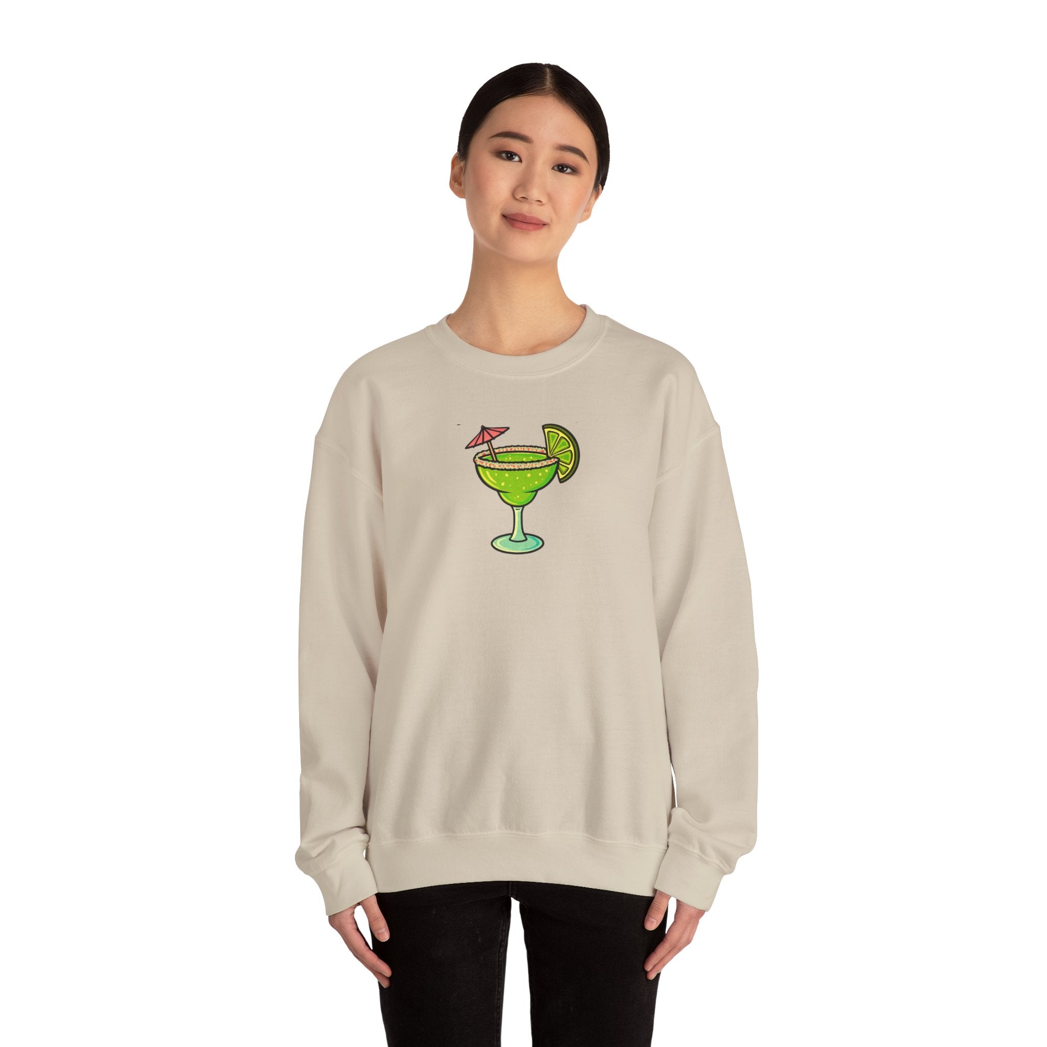 Crewneck Sweatshirt — Margarita Cocktail Graphic