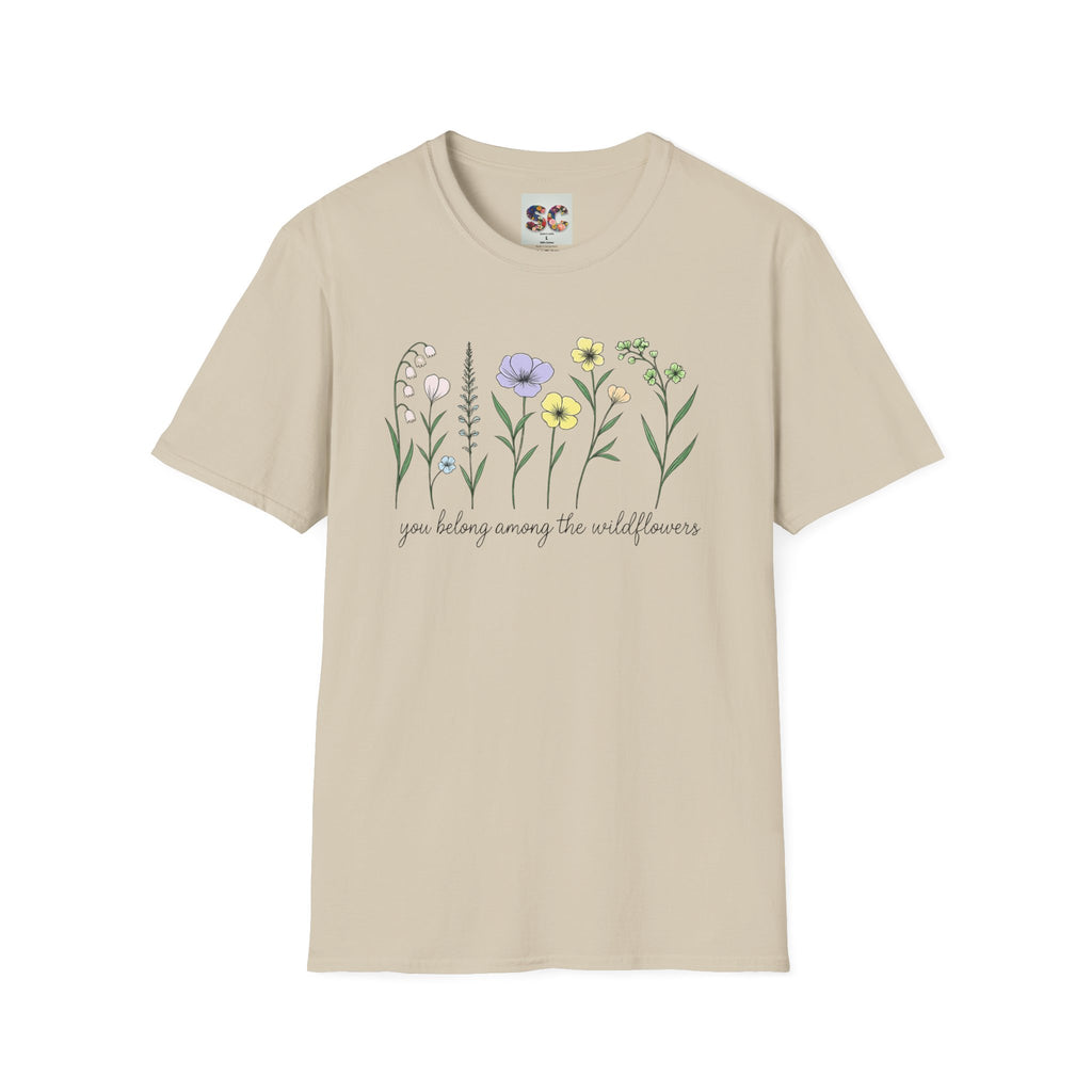 Wildflower Garden T‑Shirt — "You Belong Among the Wildflowers" Floral Tee