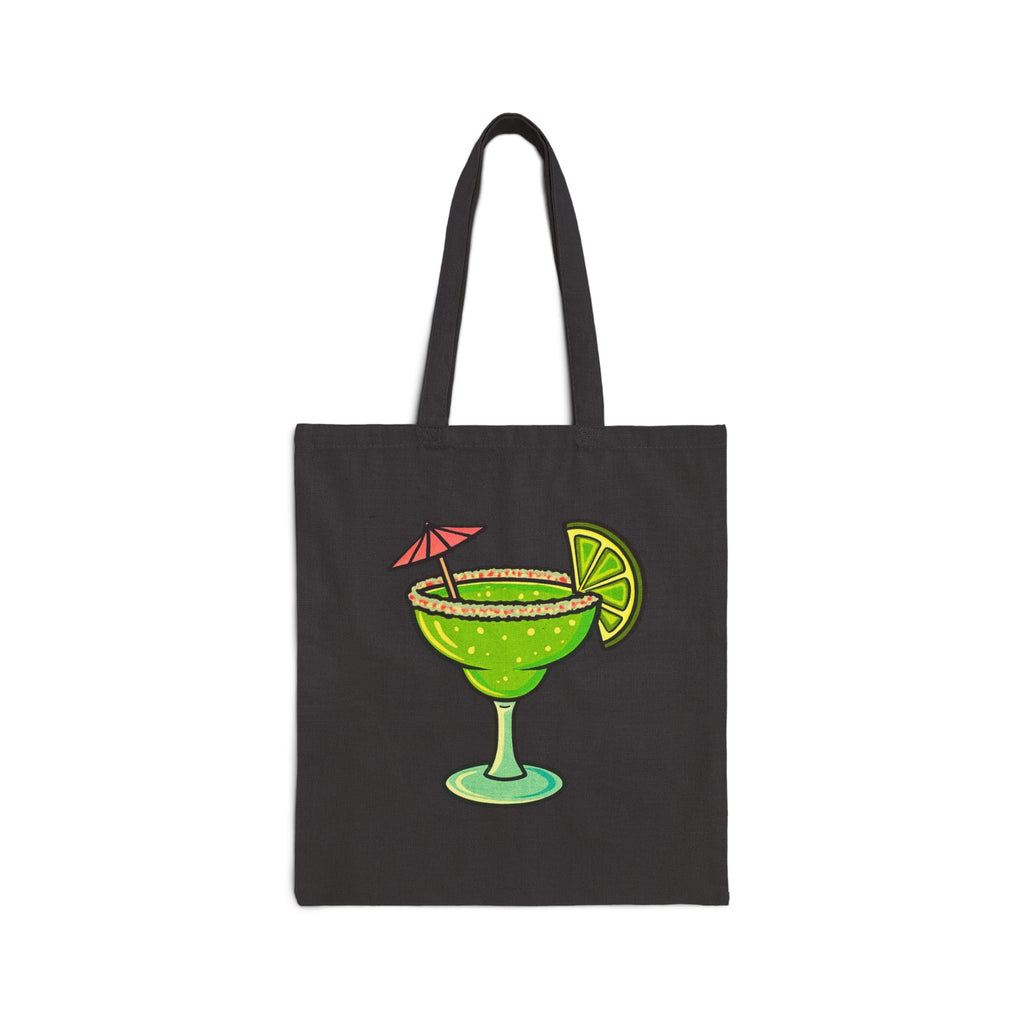 Tote Bag — 'When Life Gives You Limes Add Salt and Tequila' Lime Margarita Canvas Tote
