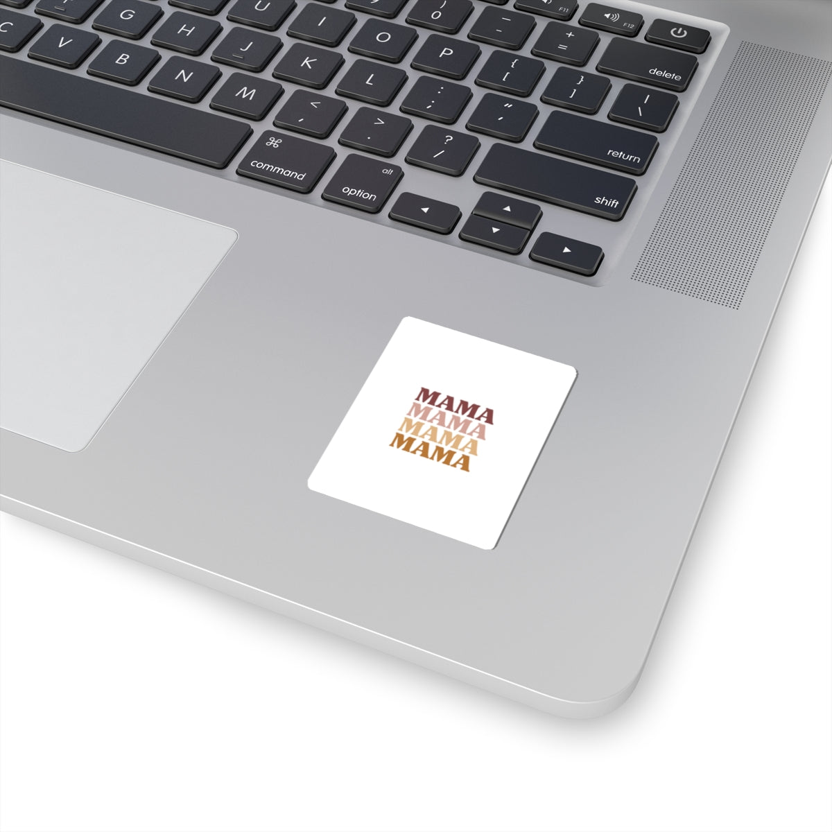 Mama Retro Stack Kiss-Cut Sticker — Motherhood Laptop & Water Bottle Decal