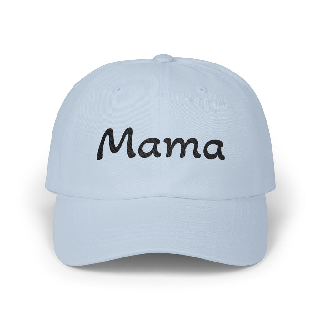 Mama Embroidered Dad Cap — Classic Cotton Baseball Hat for Moms