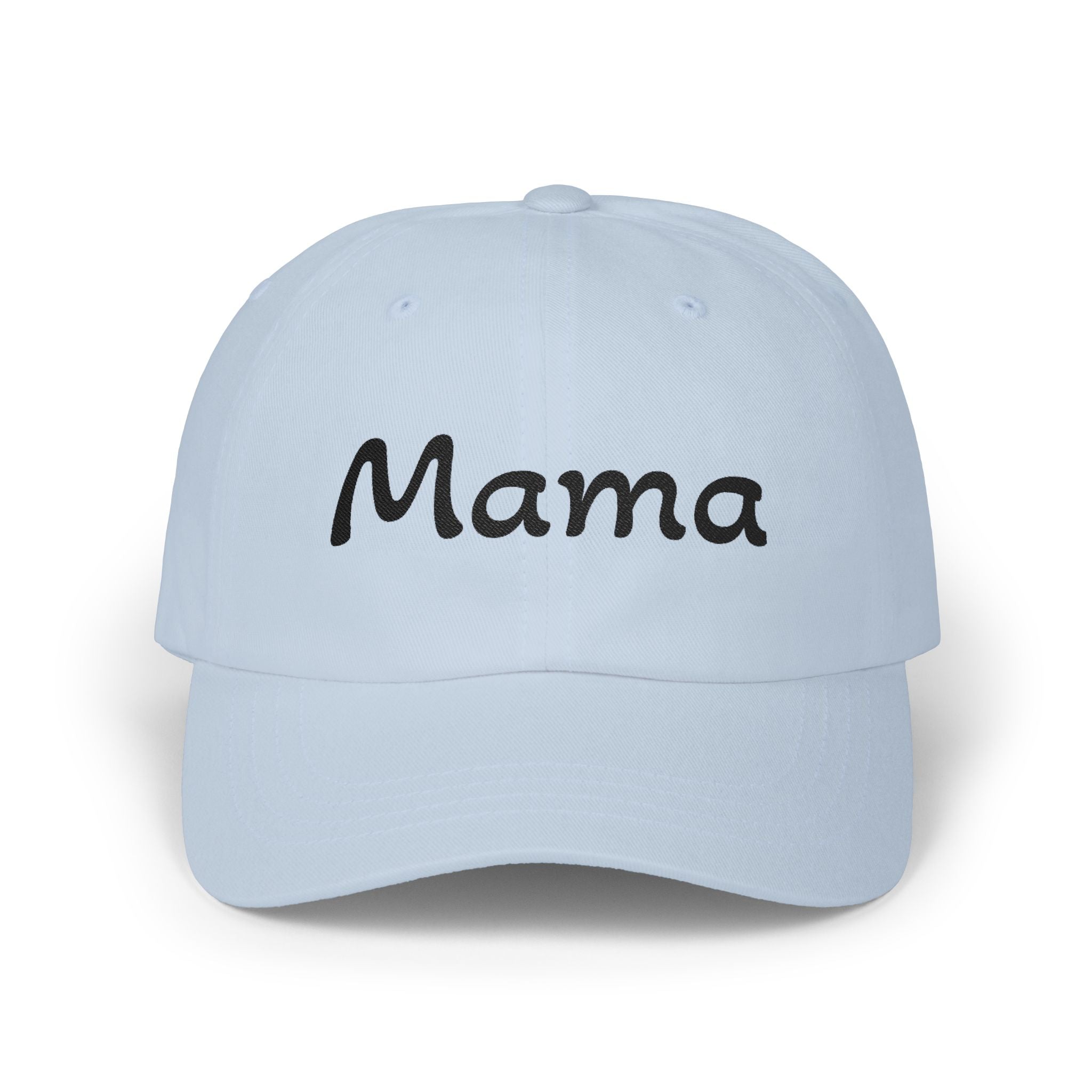 Mama Embroidered Dad Cap — Classic Cotton Baseball Hat for Moms