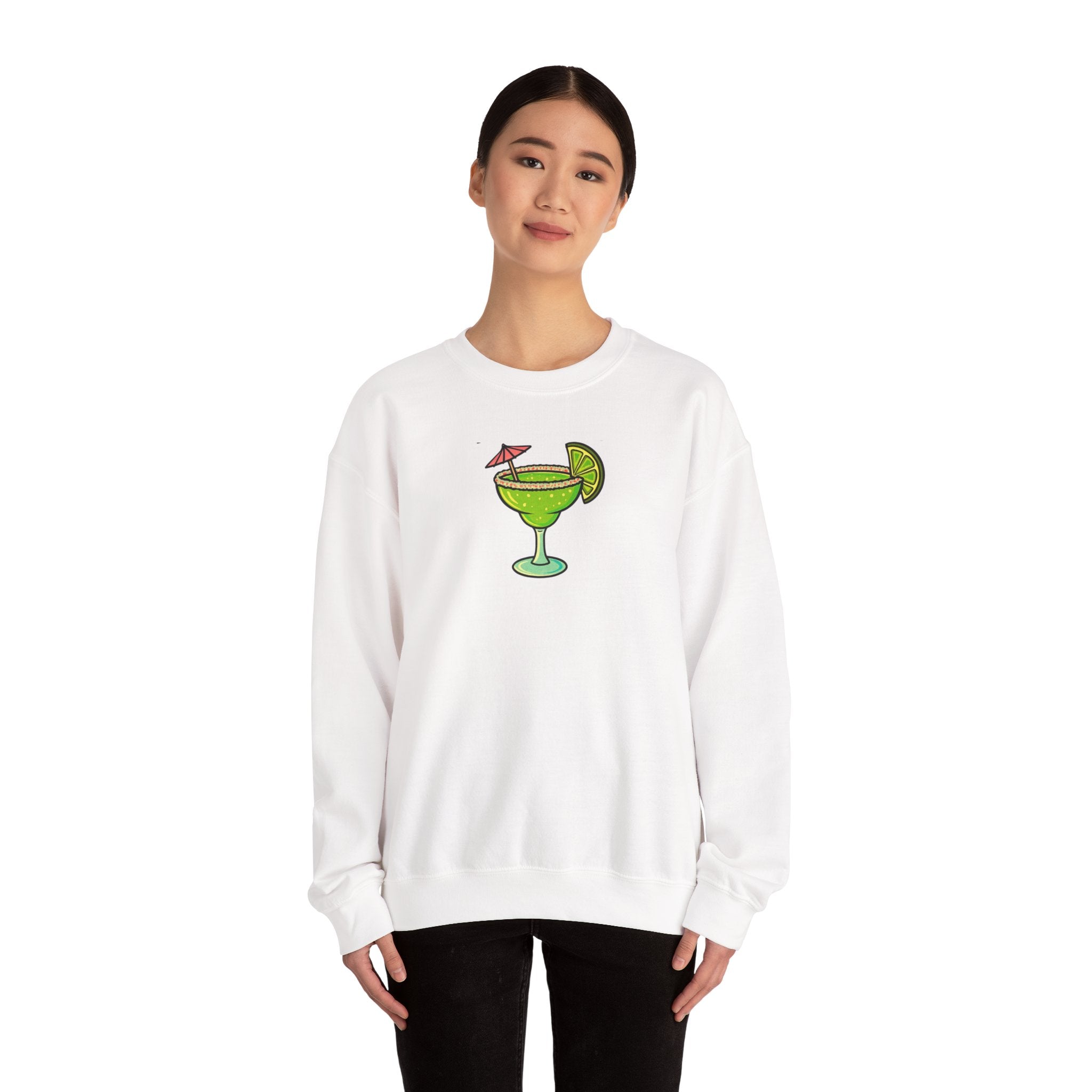 Crewneck Sweatshirt — Margarita Cocktail Graphic