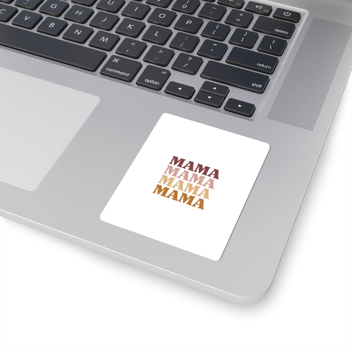 Mama Retro Stack Kiss-Cut Sticker — Motherhood Laptop & Water Bottle Decal