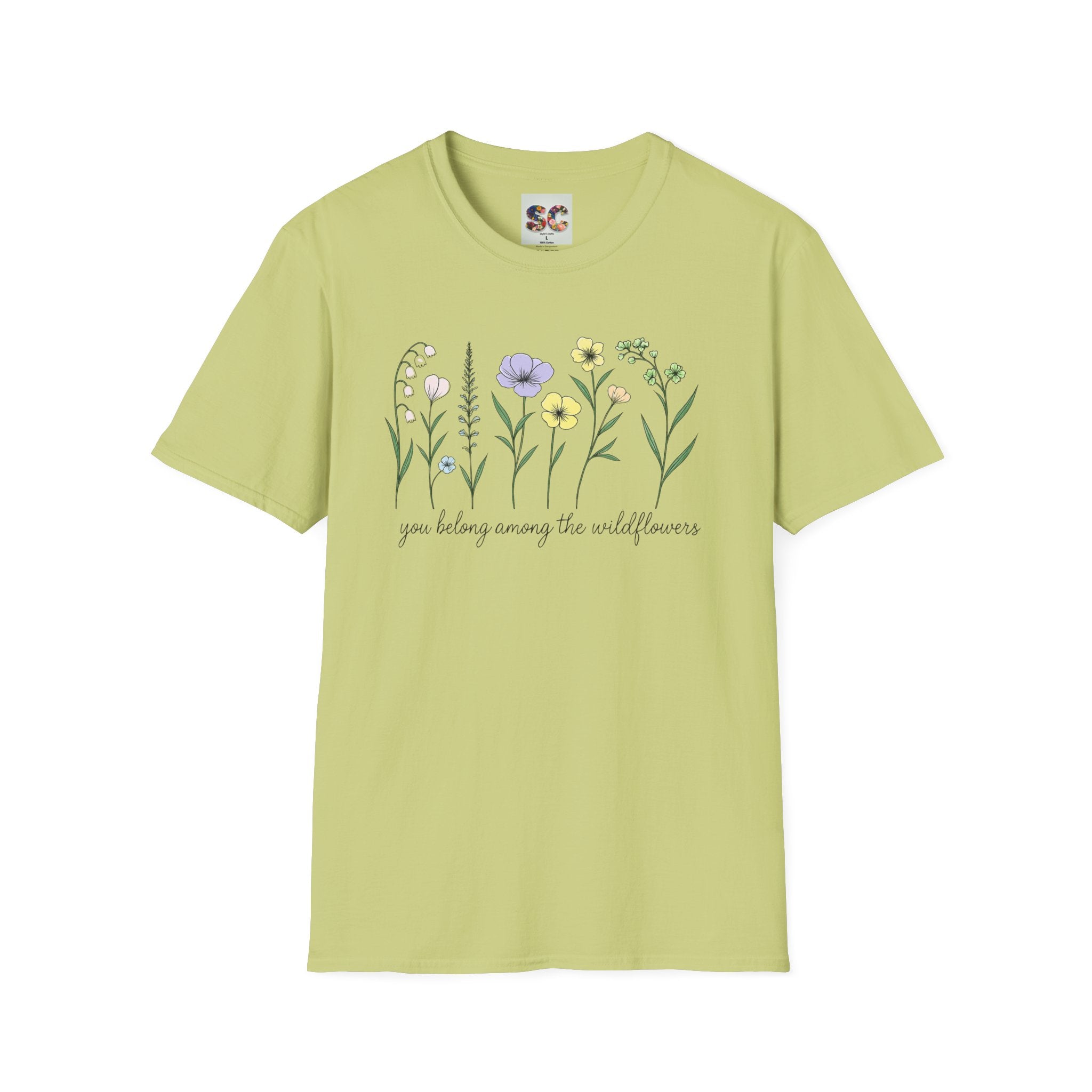Wildflower Garden T‑Shirt — "You Belong Among the Wildflowers" Floral Tee
