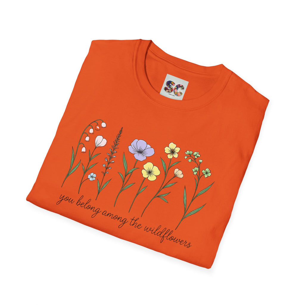 Wildflower Garden T‑Shirt — "You Belong Among the Wildflowers" Floral Tee