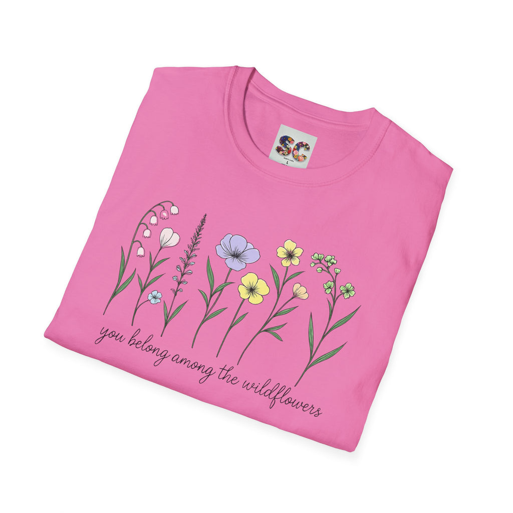 Wildflower Garden T‑Shirt — "You Belong Among the Wildflowers" Floral Tee