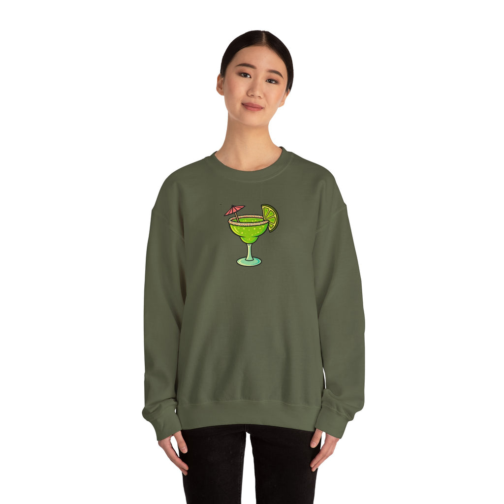 Crewneck Sweatshirt — Margarita Cocktail Graphic
