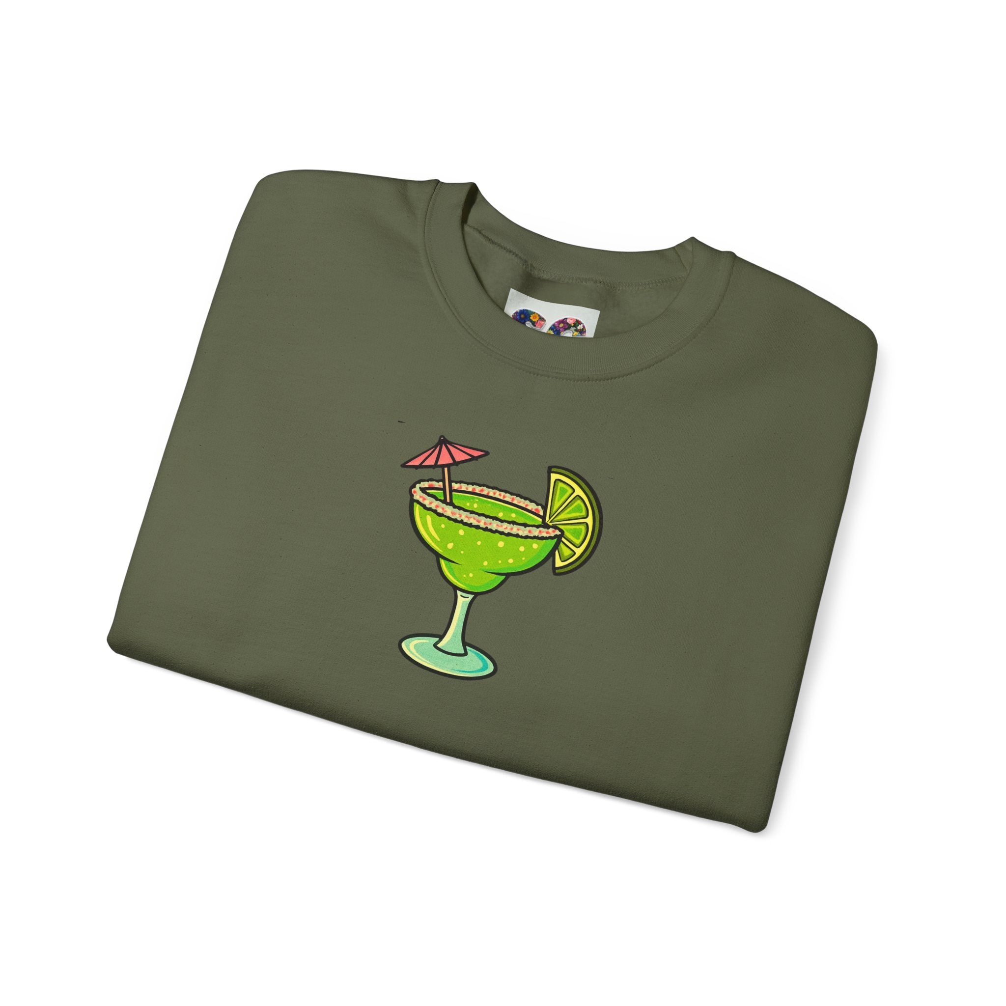 Crewneck Sweatshirt — Margarita Cocktail Graphic