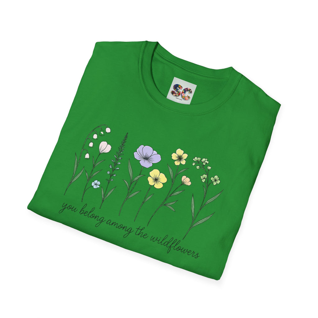 Wildflower Garden T‑Shirt — "You Belong Among the Wildflowers" Floral Tee