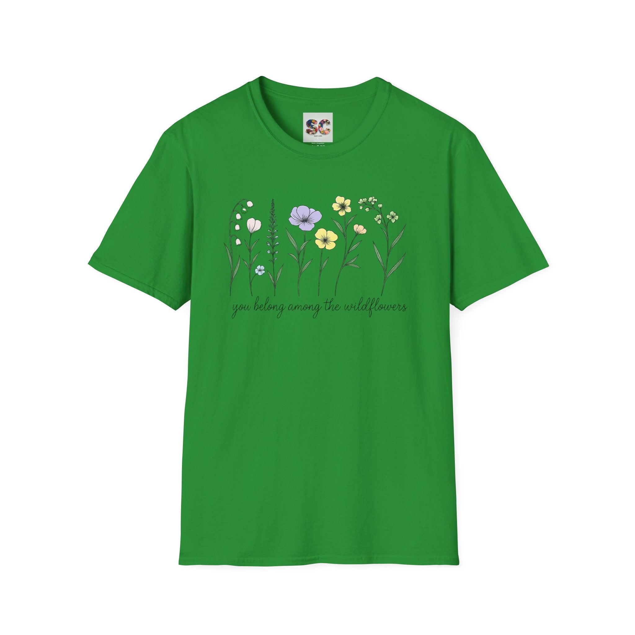 Wildflower Garden T‑Shirt — "You Belong Among the Wildflowers" Floral Tee