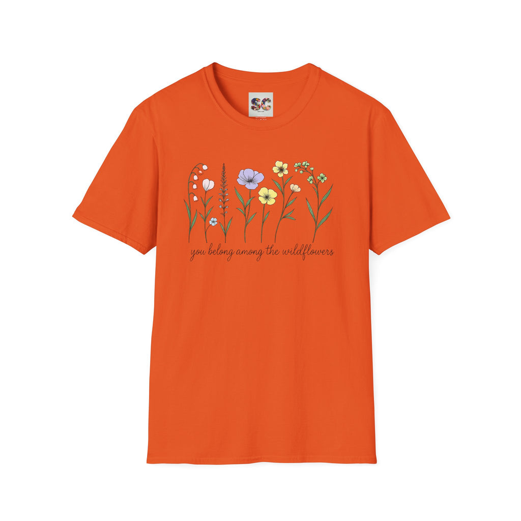 Wildflower Garden T‑Shirt — "You Belong Among the Wildflowers" Floral Tee