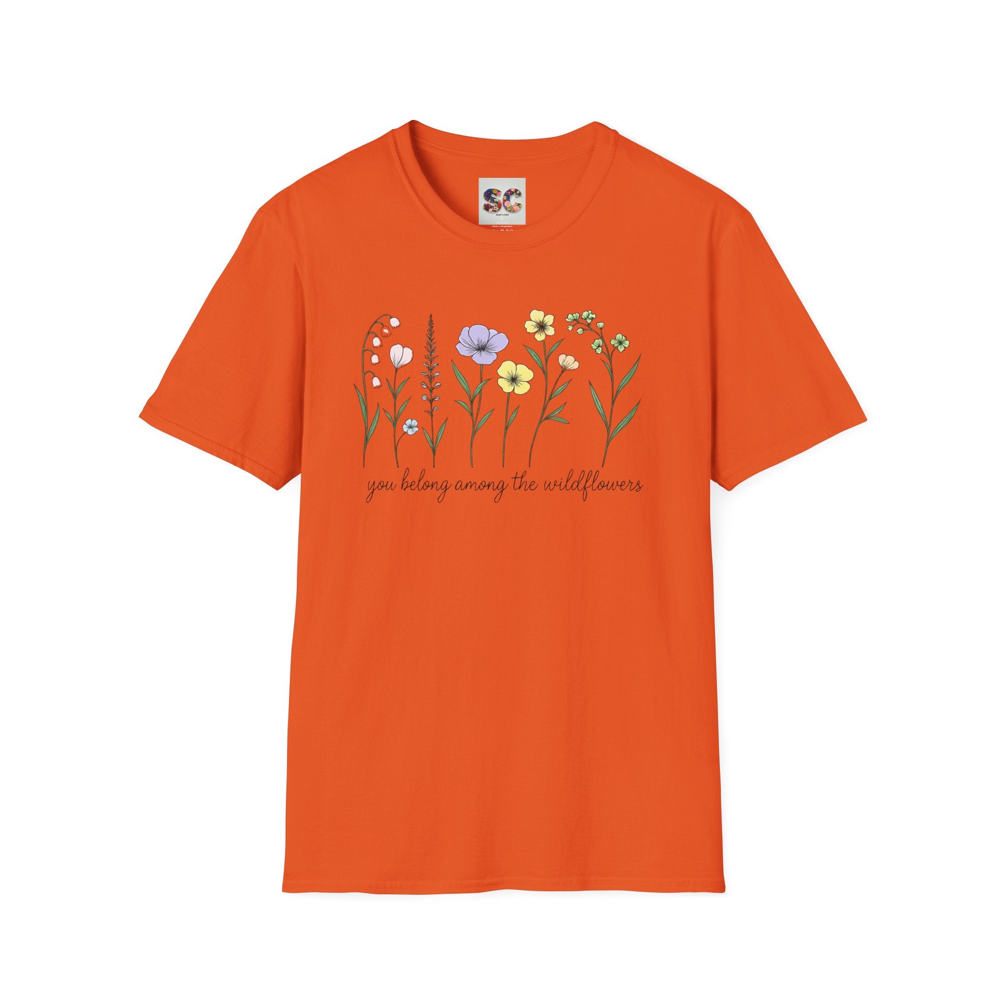 Wildflower Garden T‑Shirt — "You Belong Among the Wildflowers" Floral Tee