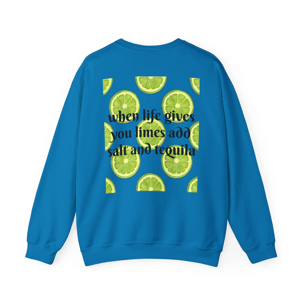Crewneck Sweatshirt — Margarita Cocktail Graphic