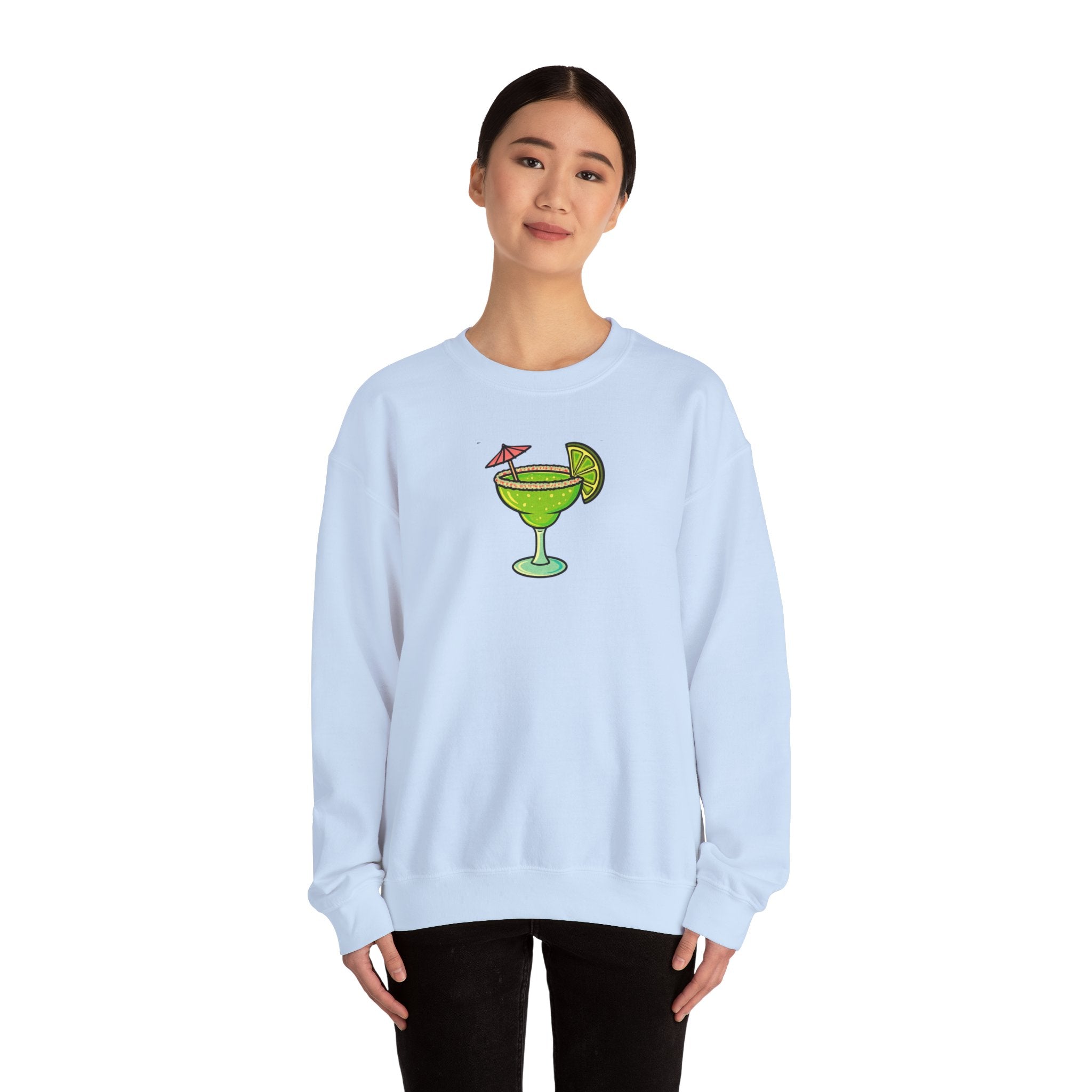 Crewneck Sweatshirt — Margarita Cocktail Graphic