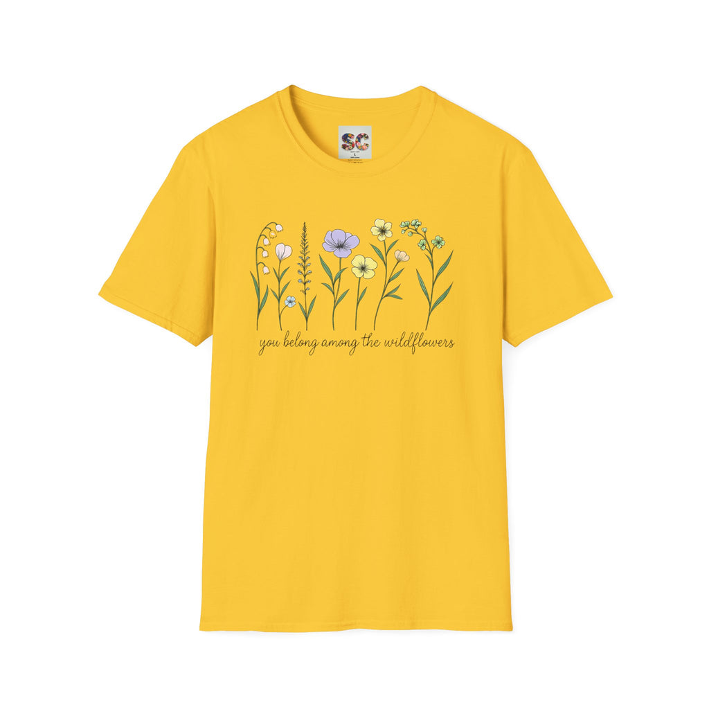Wildflower Garden T‑Shirt — "You Belong Among the Wildflowers" Floral Tee