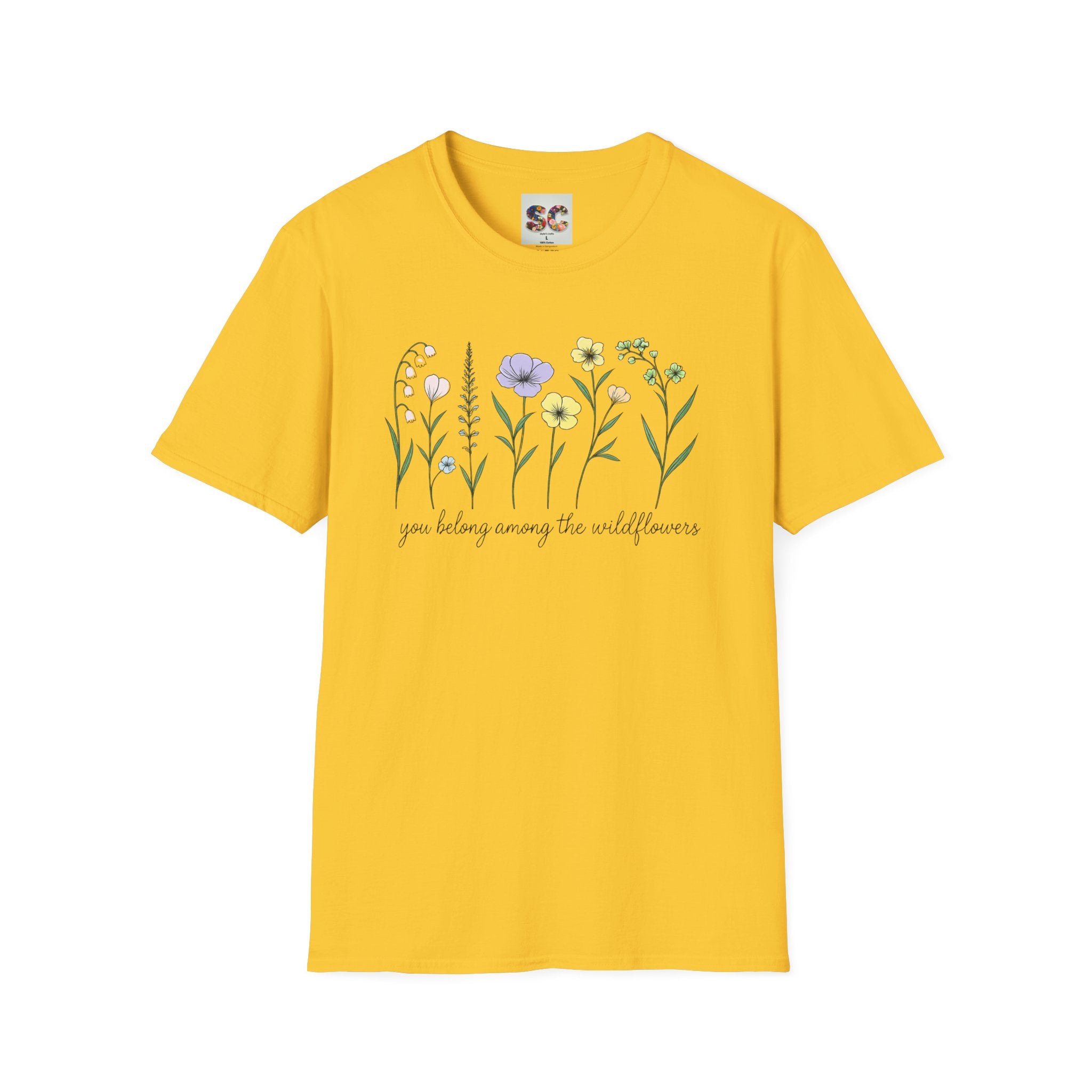 Wildflower Garden T‑Shirt — "You Belong Among the Wildflowers" Floral Tee