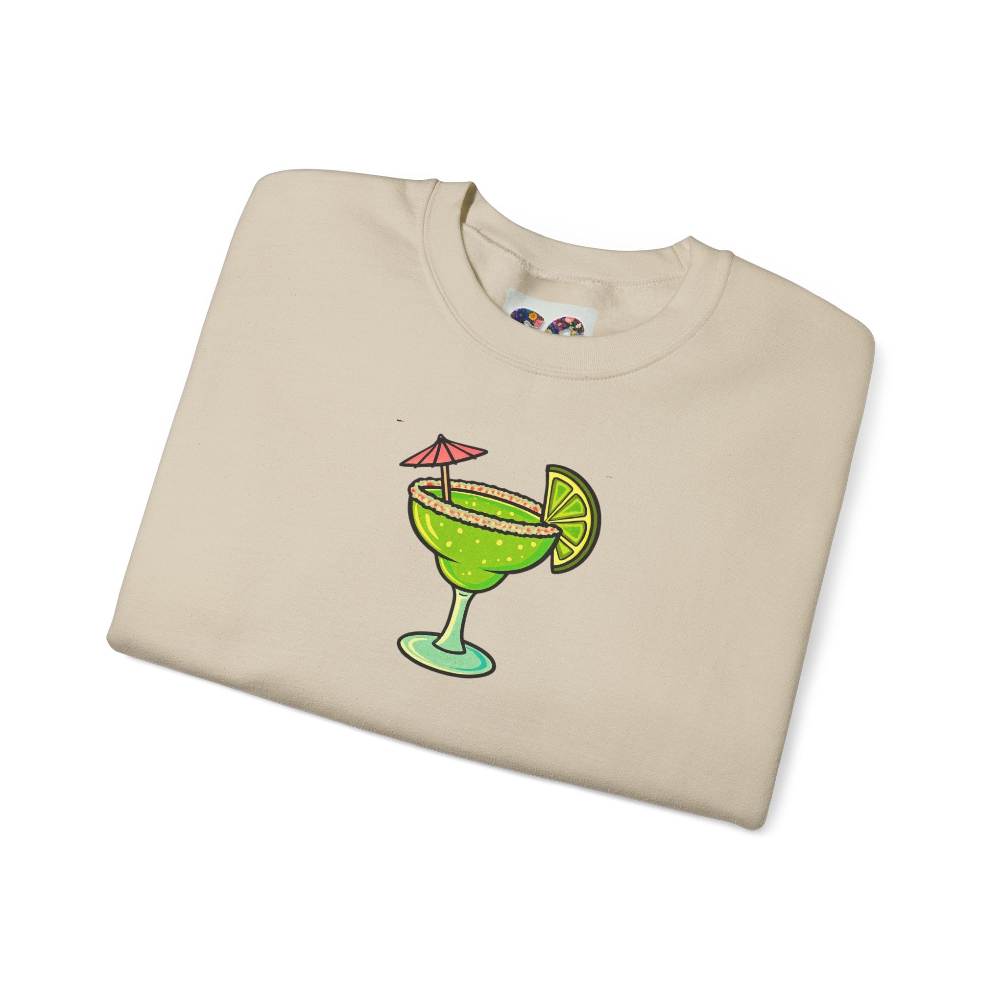Crewneck Sweatshirt — Margarita Cocktail Graphic