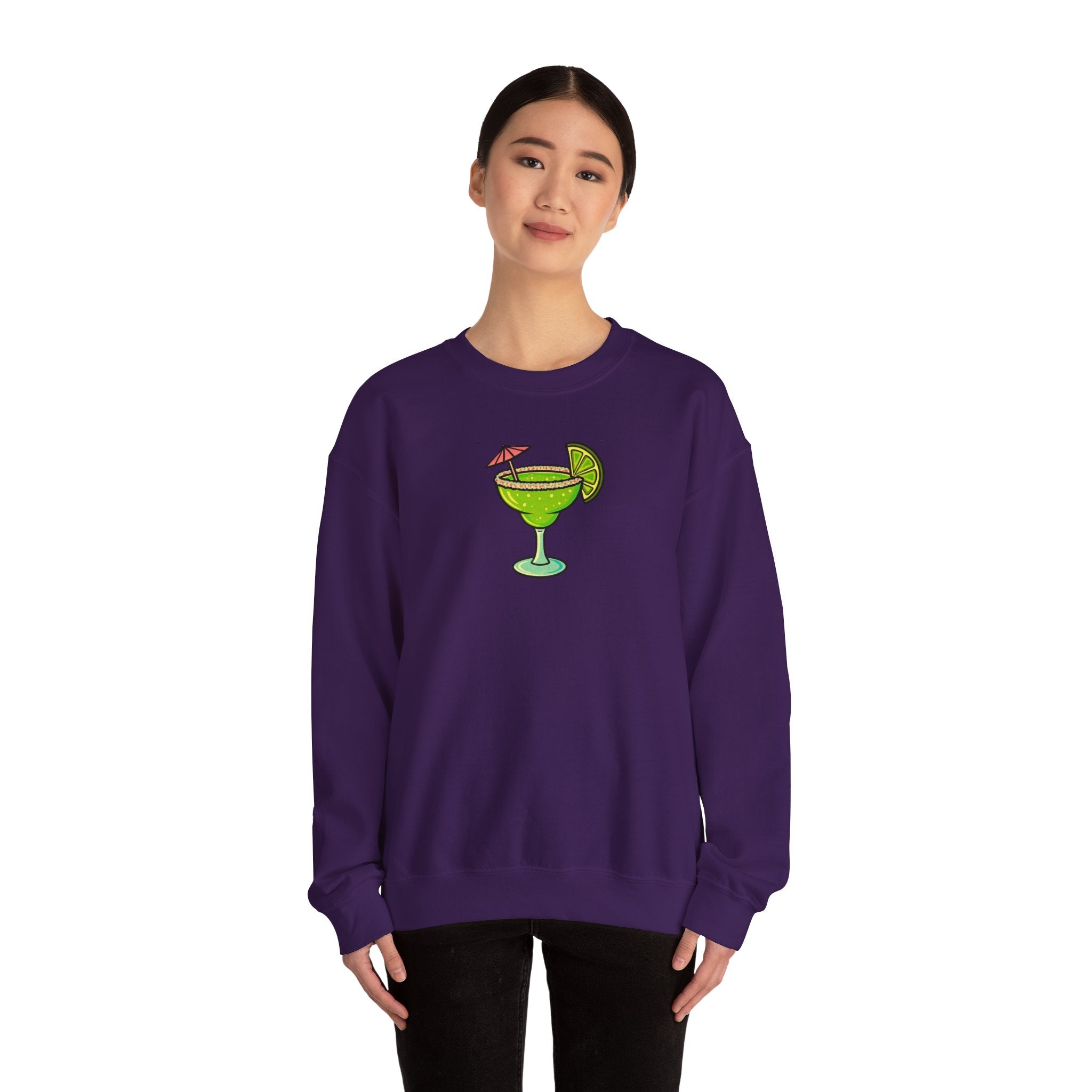 Crewneck Sweatshirt — Margarita Cocktail Graphic