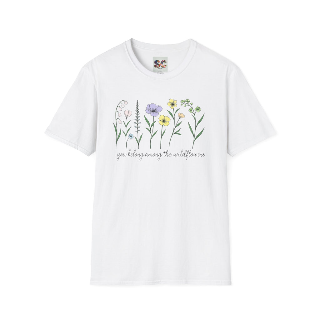 Wildflower Garden T‑Shirt — "You Belong Among the Wildflowers" Floral Tee