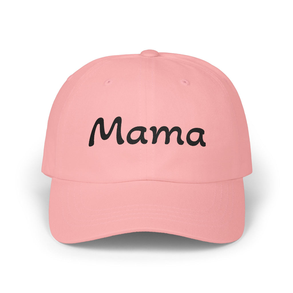 Mama Embroidered Dad Cap — Classic Cotton Baseball Hat for Moms