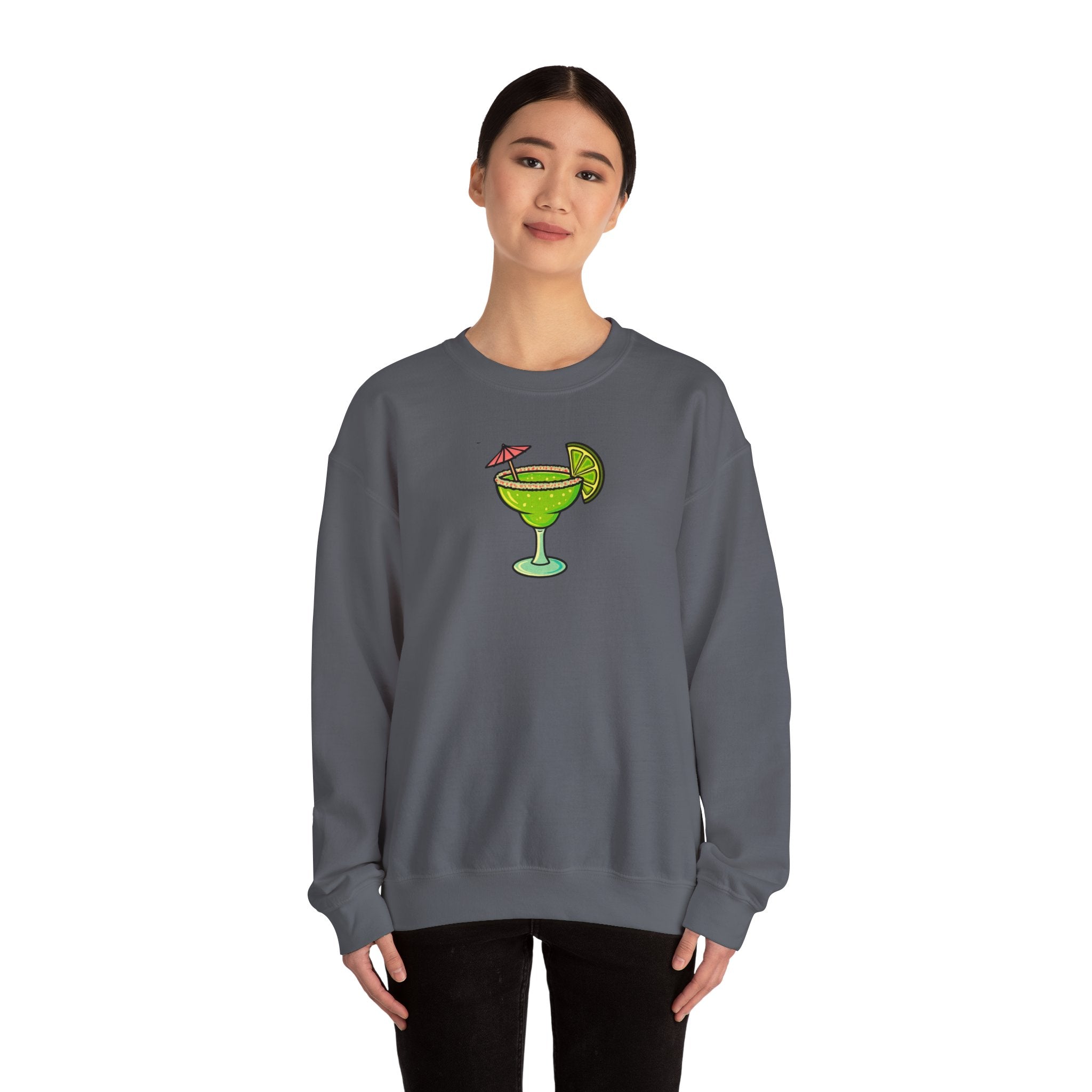 Crewneck Sweatshirt — Margarita Cocktail Graphic