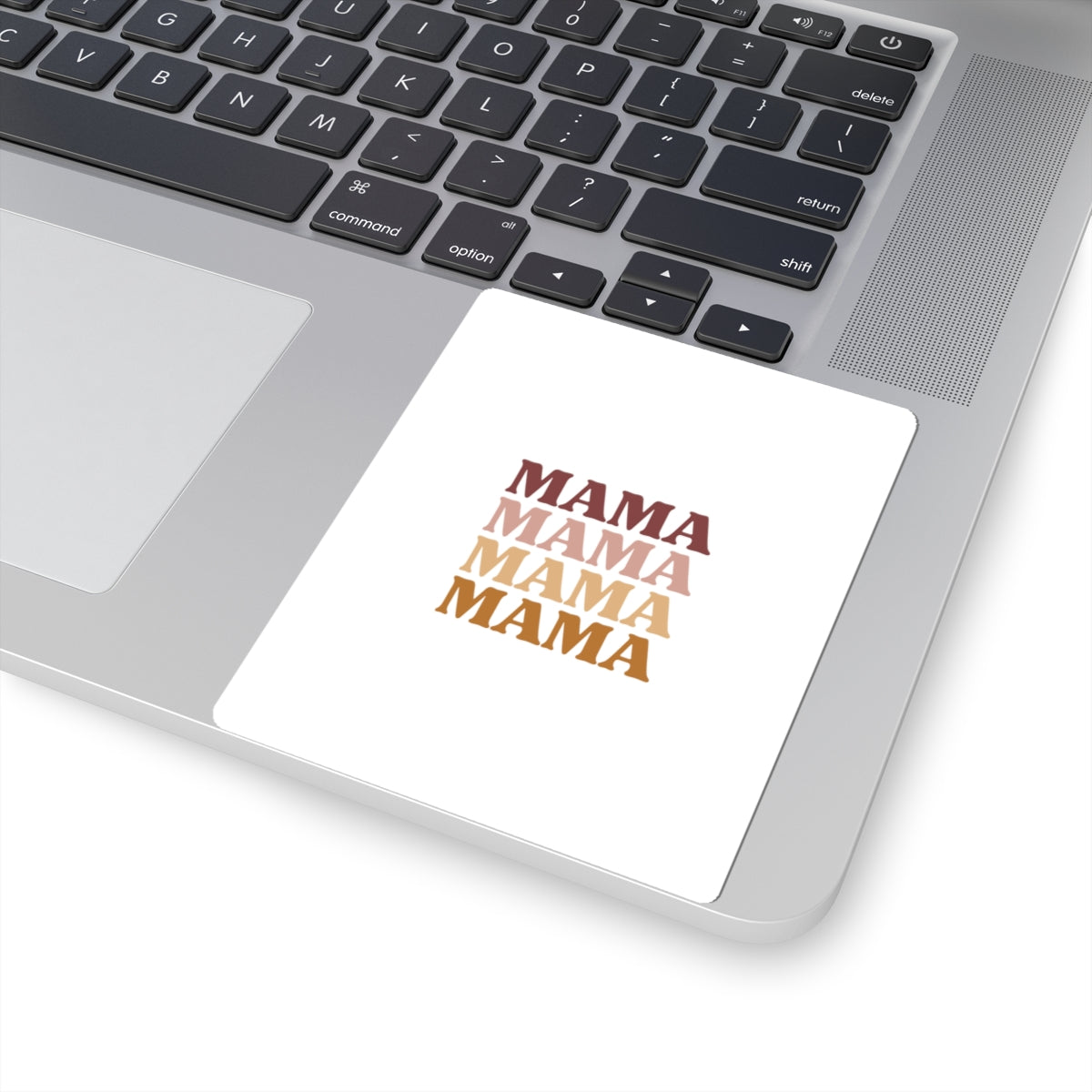 Mama Retro Stack Kiss-Cut Sticker — Motherhood Laptop & Water Bottle Decal