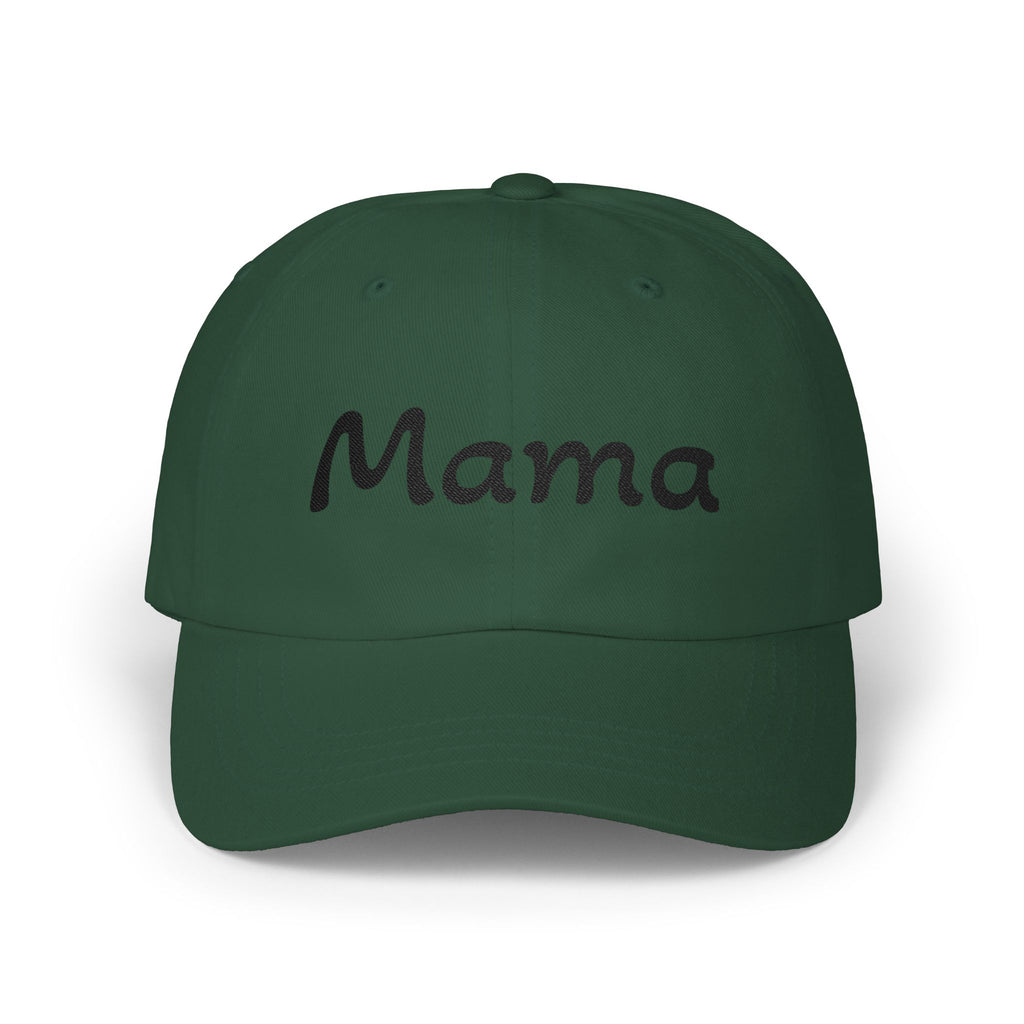 Mama Embroidered Dad Cap — Classic Cotton Baseball Hat for Moms
