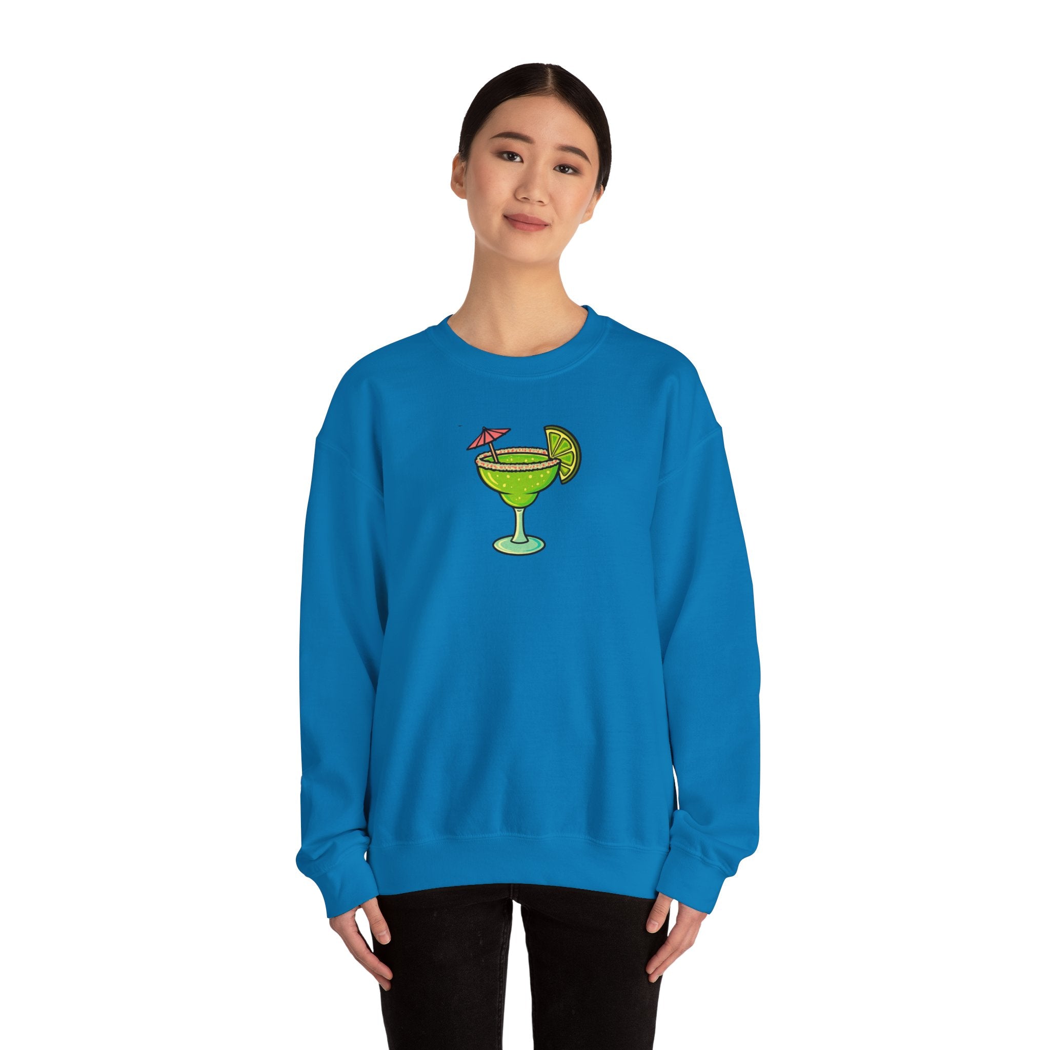 Crewneck Sweatshirt — Margarita Cocktail Graphic