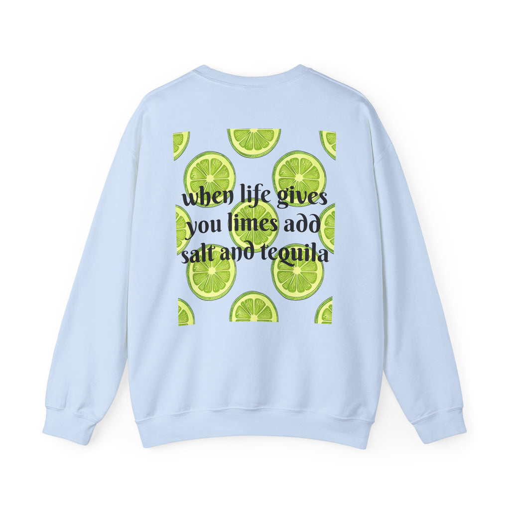 Crewneck Sweatshirt — Margarita Cocktail Graphic