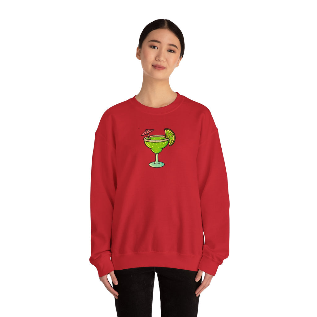 Crewneck Sweatshirt — Margarita Cocktail Graphic