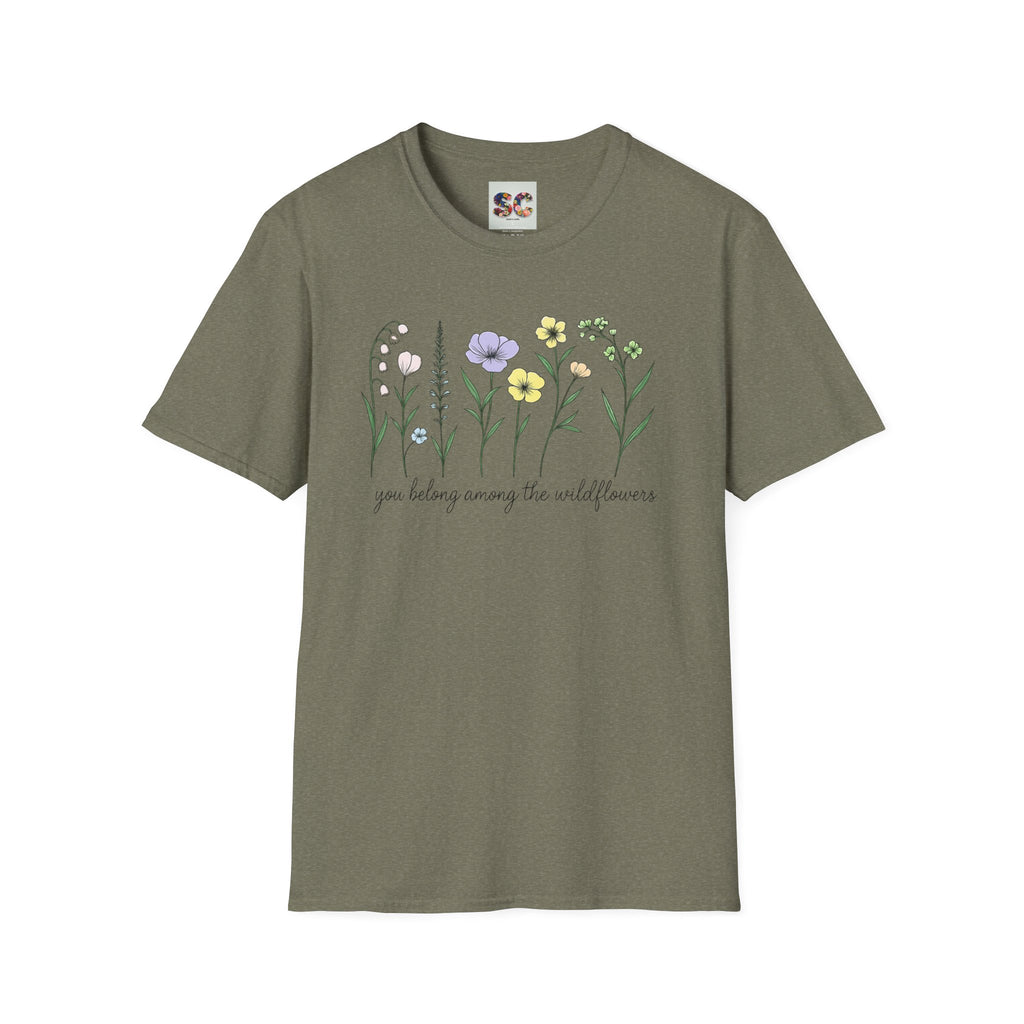 Wildflower Garden T‑Shirt — "You Belong Among the Wildflowers" Floral Tee