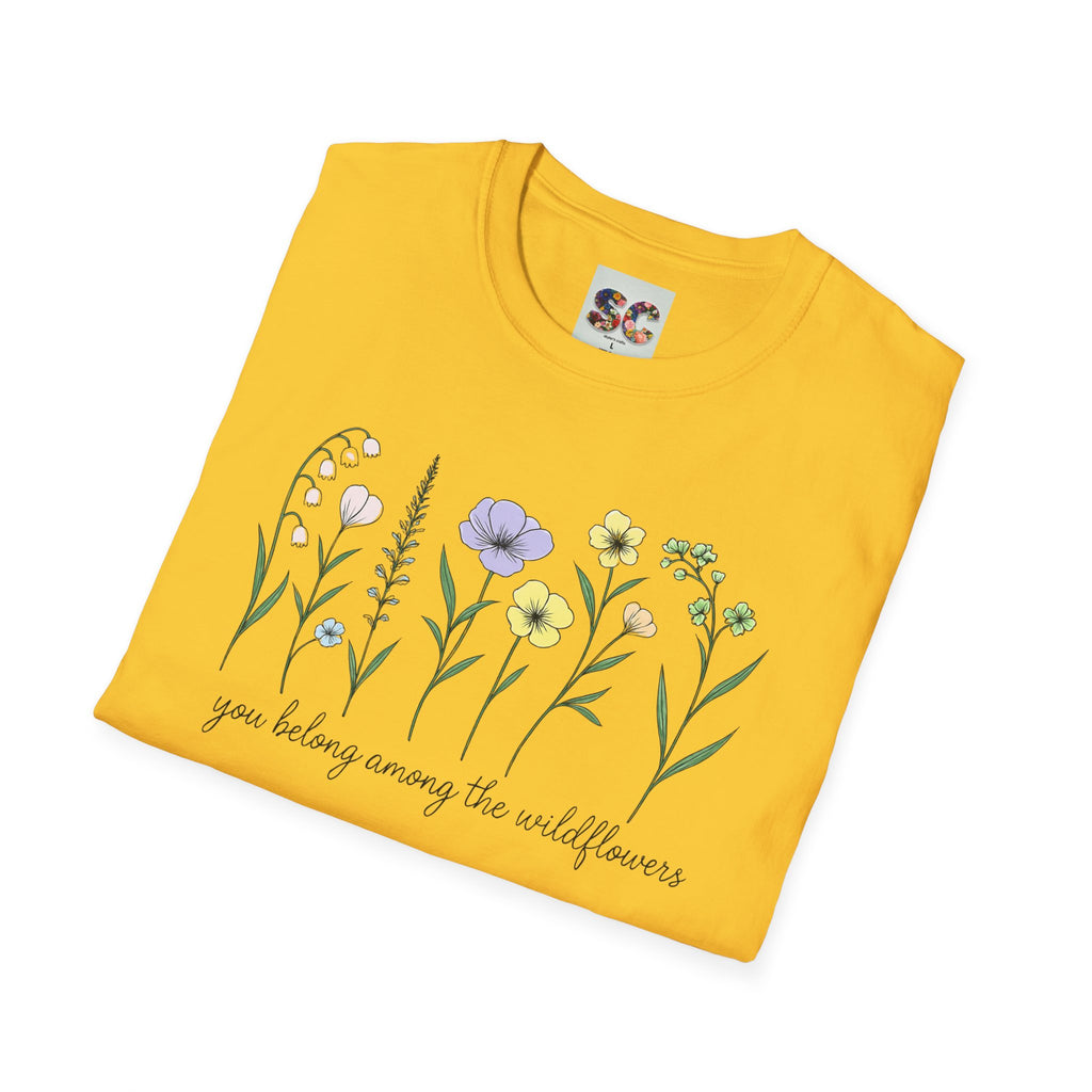 Wildflower Garden T‑Shirt — "You Belong Among the Wildflowers" Floral Tee