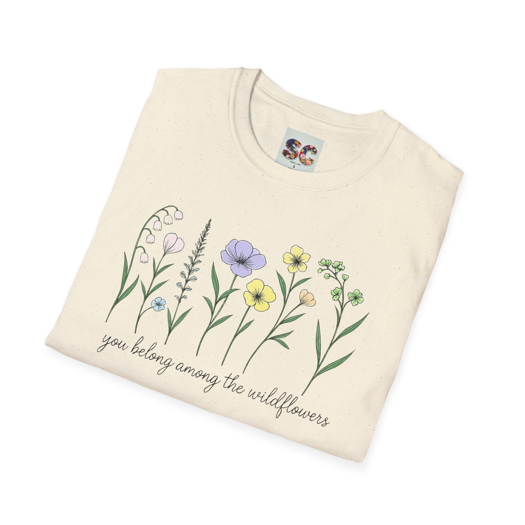 Wildflower Garden T‑Shirt — "You Belong Among the Wildflowers" Floral Tee