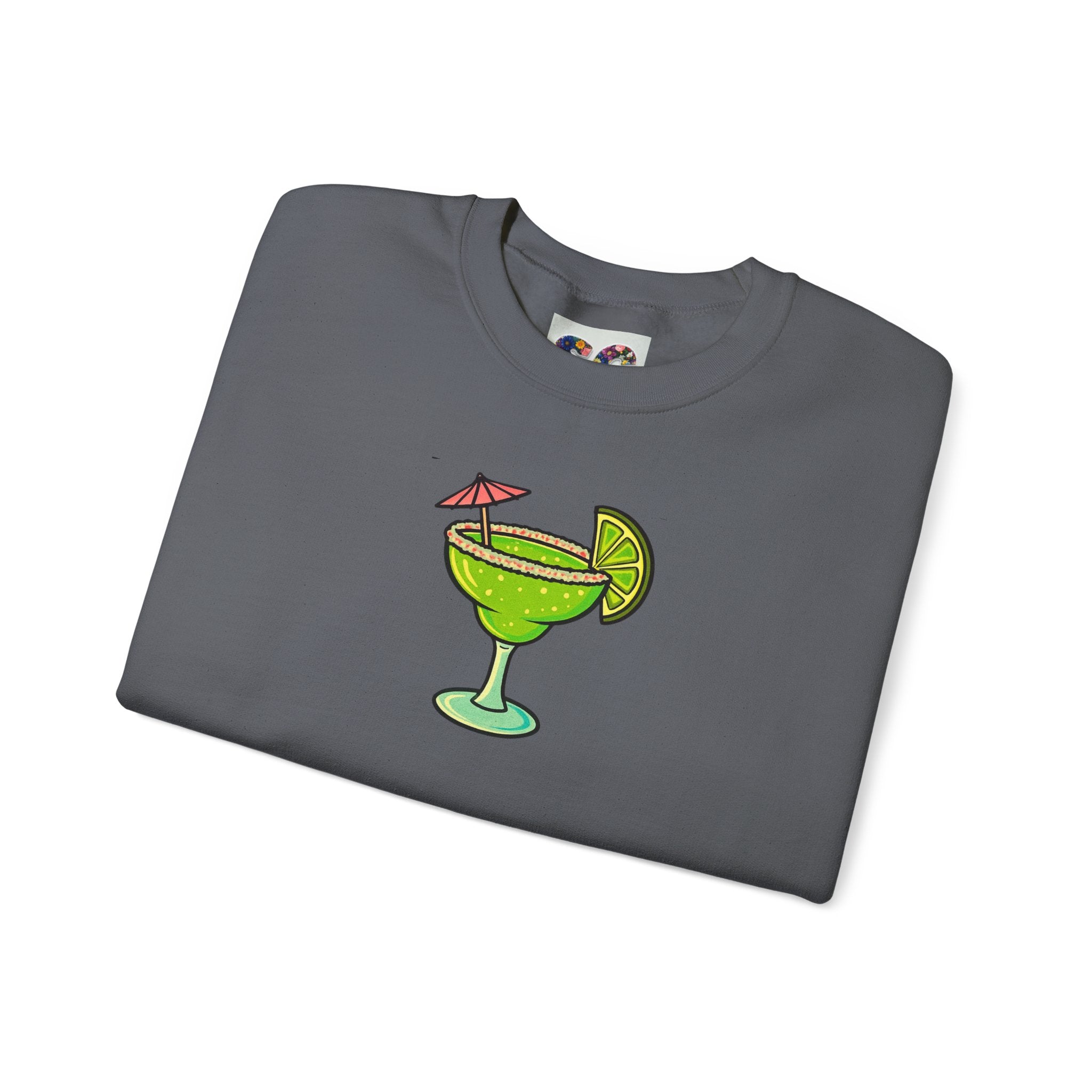 Crewneck Sweatshirt — Margarita Cocktail Graphic