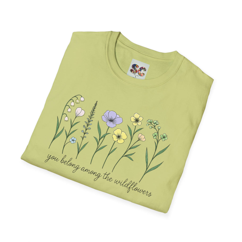 Wildflower Garden T‑Shirt — "You Belong Among the Wildflowers" Floral Tee